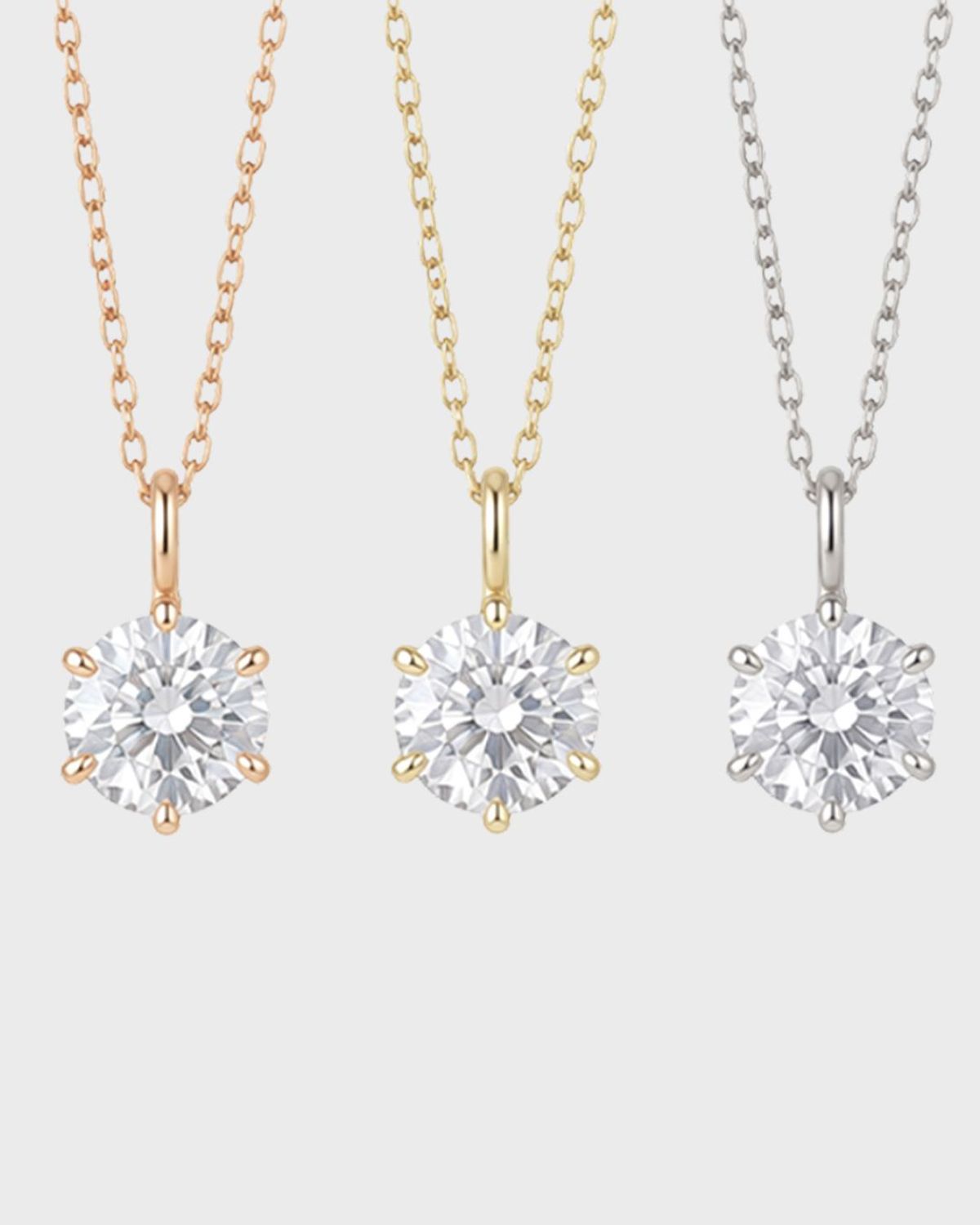 러비앤비(LOVEENB) [14K gold]  1캐럿 랩다이아몬드 목걸이