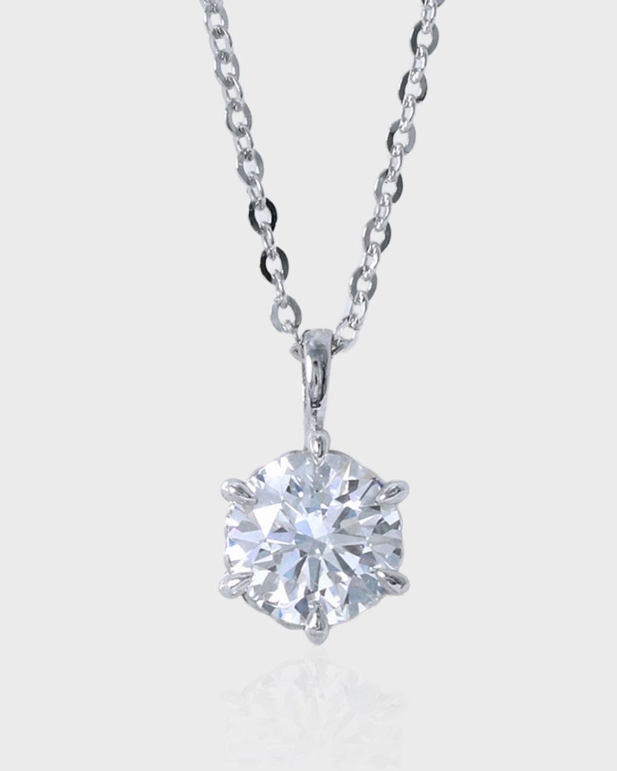 러비앤비(LOVEENB) [14K gold]  1캐럿 랩다이아몬드 목걸이