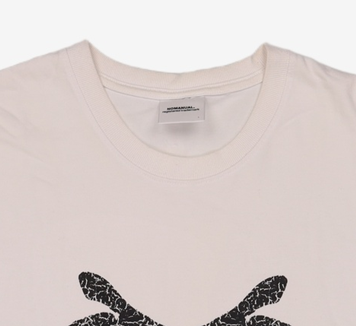 노매뉴얼(NOMANUAL) WORKER BEE T-SHIRT - WHITE 100