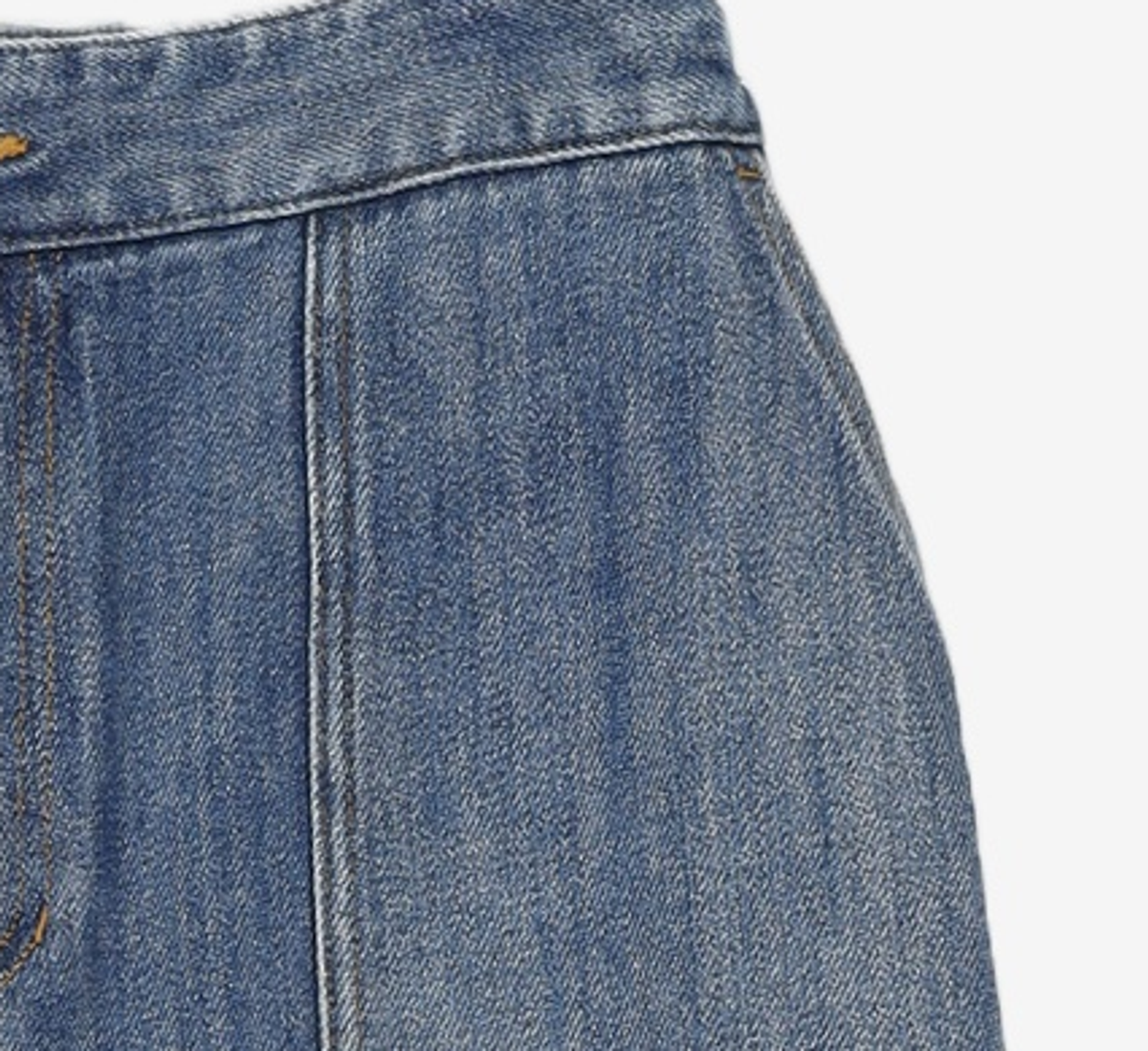 커스텀멜로우(CUSTOMELLOW) banding wide denim _CWPAA22585BUX 32
