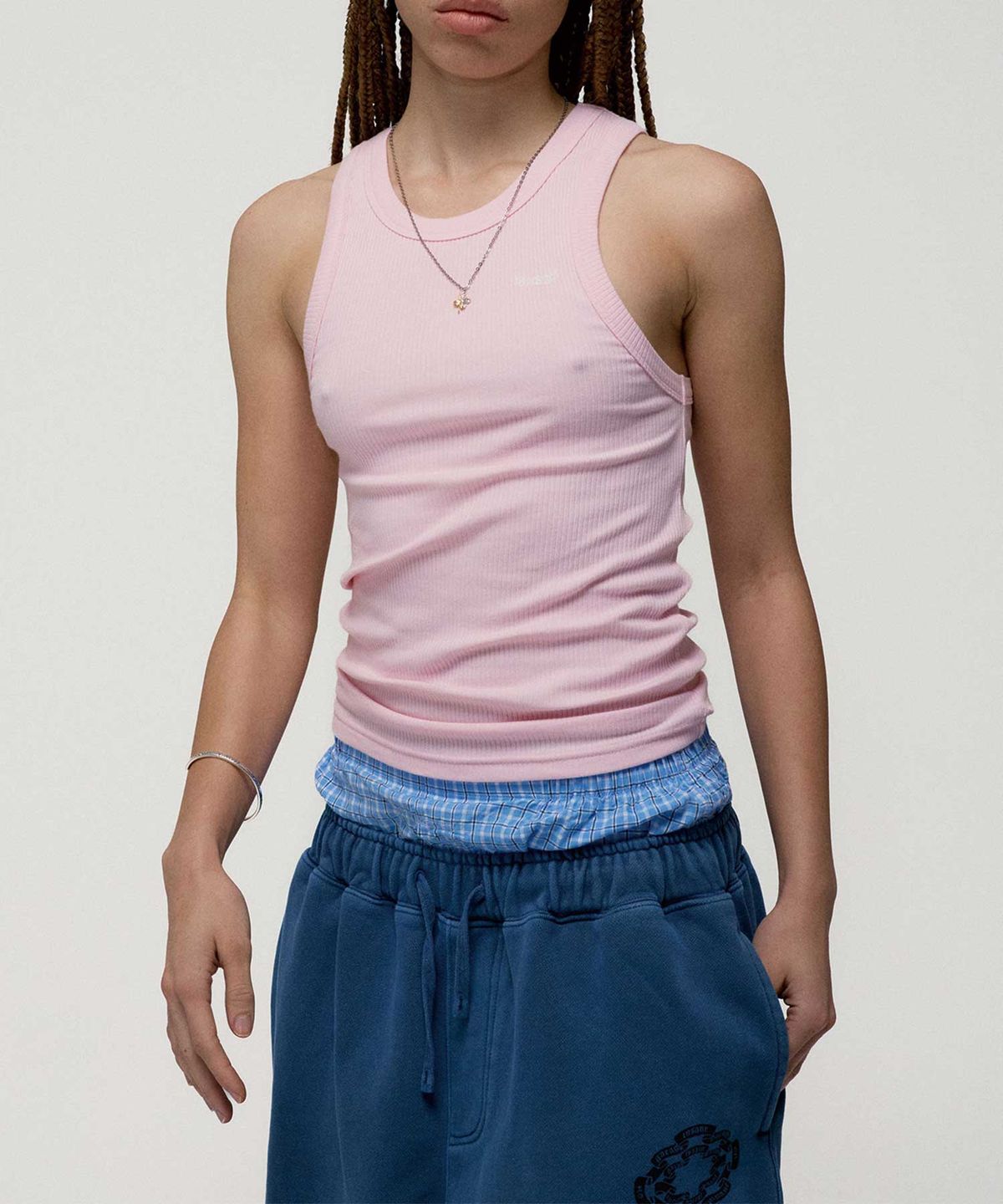 인세인개러지(INSANEGARAGE) INSANE WOMEN GRAPHIC SLEEVELESS_PINK