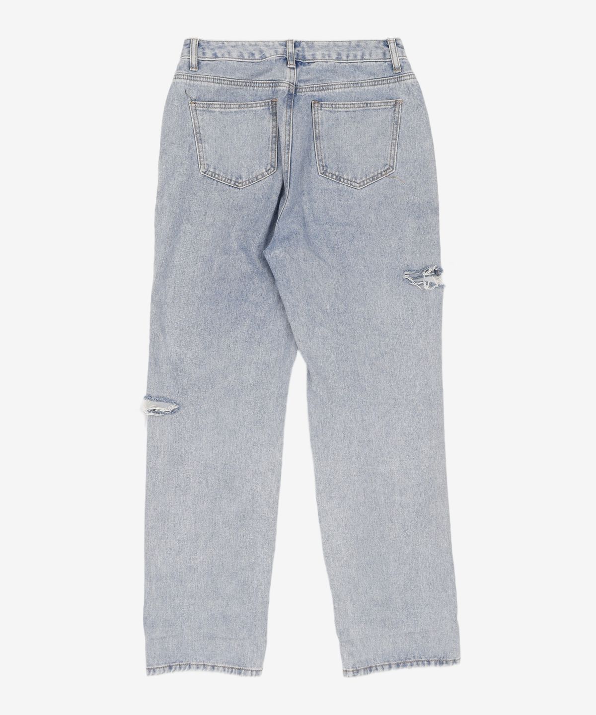 미쏘(MIXXO) 슬릿 구제 아웃포켓 일자핏 데님 MIWTJD424J 28