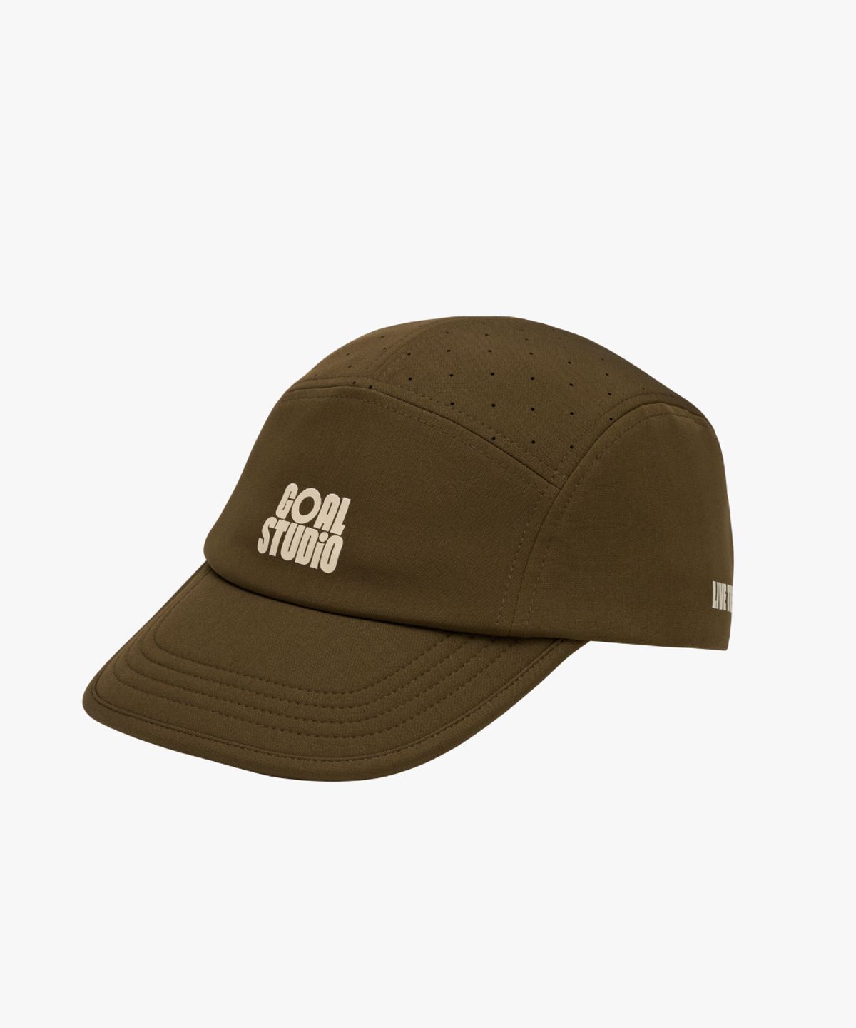 골스튜디오(GOALSTUDIO) ACTIVE LOGO CAP-DARK BROWN