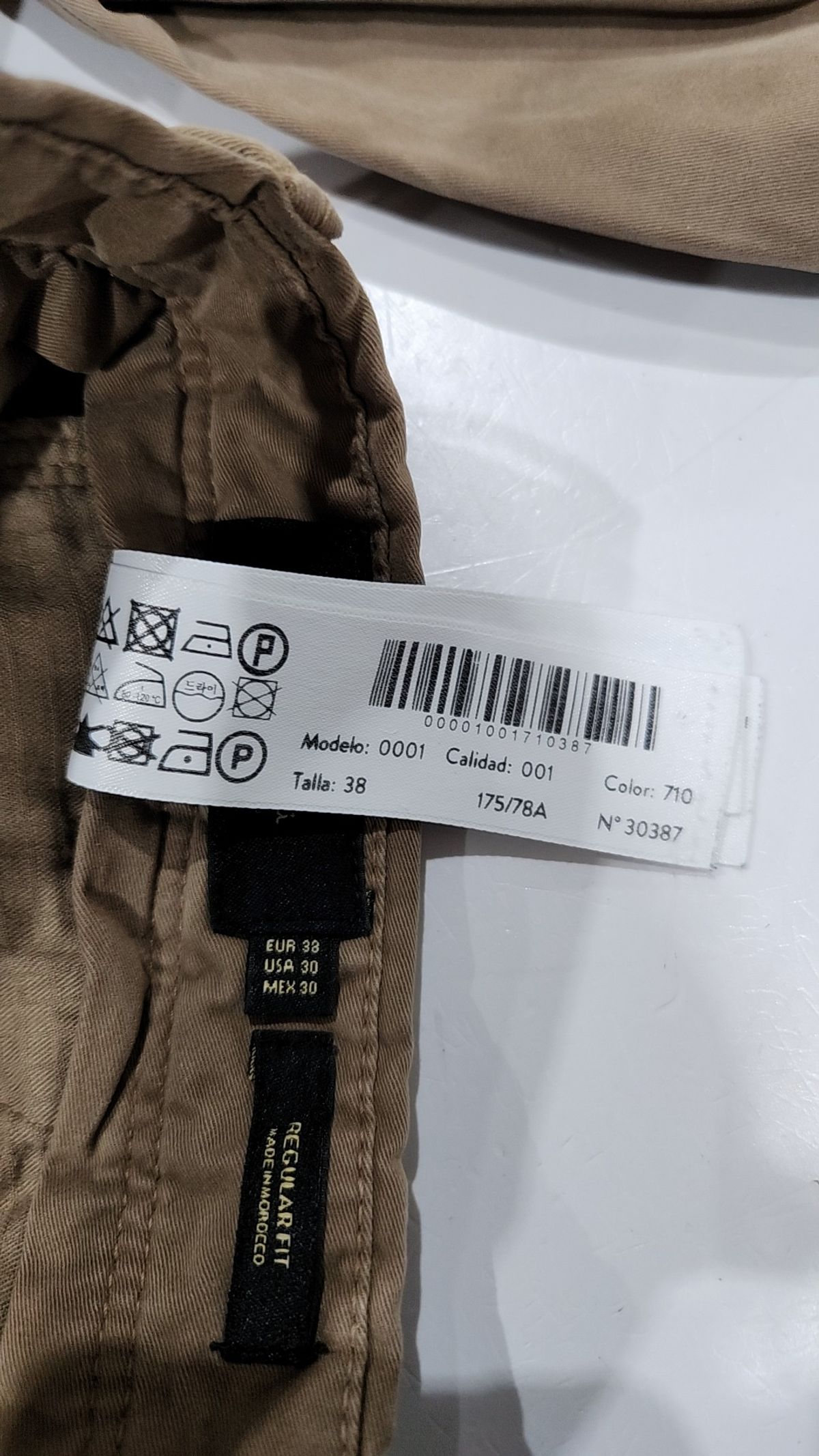 마시모두띠(Massimo dutti) 코튼 팬츠 38