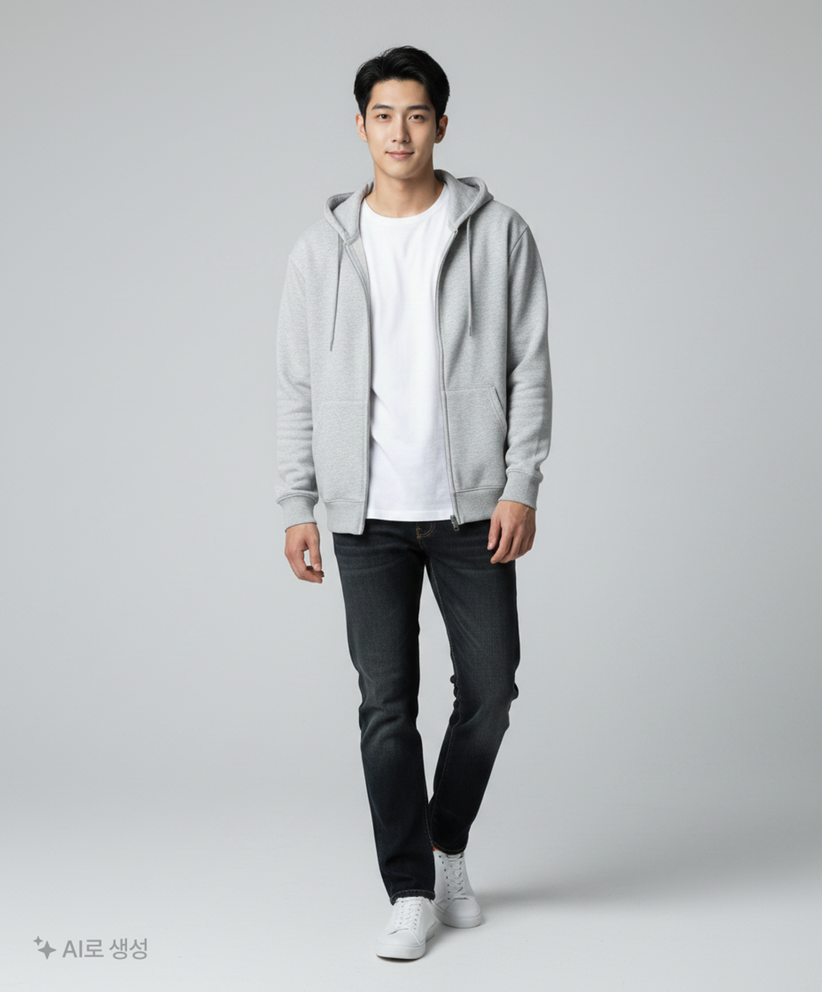 앨빈클로(ALVINCLO) 후드 집업 L