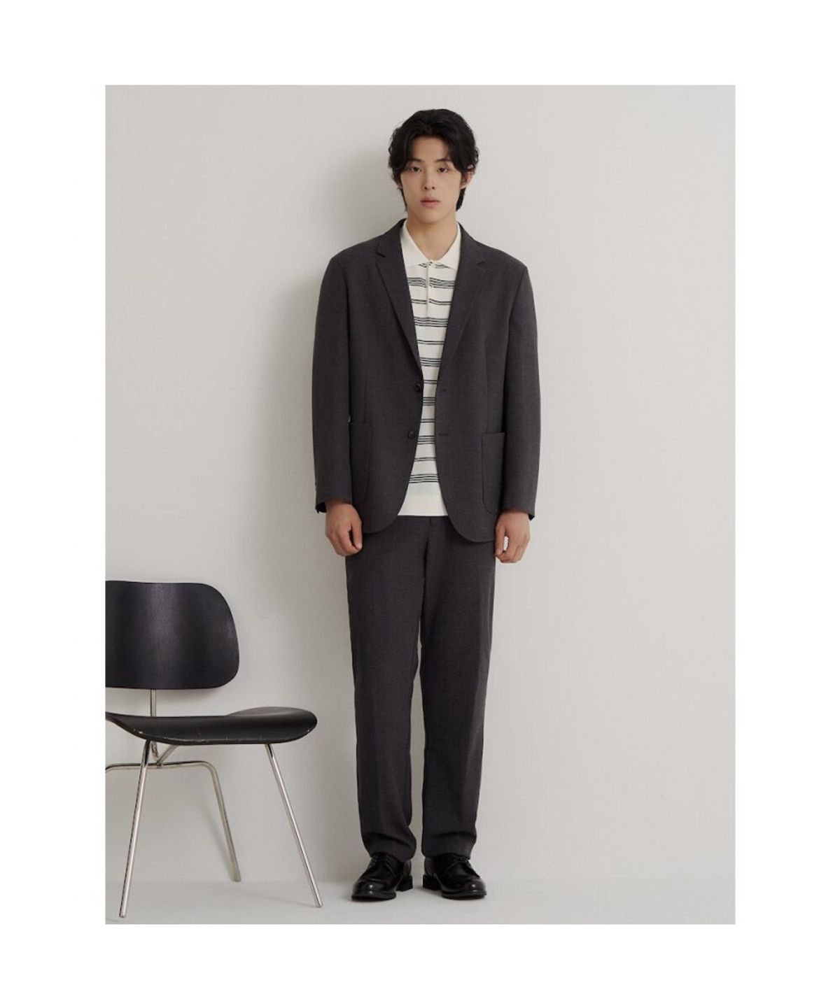 빈폴 멘(BEANPOLE MEN) 스트레치 셋업 재킷  애쉬