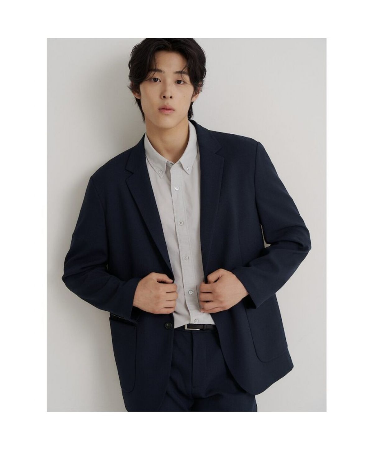 빈폴 멘(BEANPOLE MEN) 스트레치 셋업 재킷  네이비