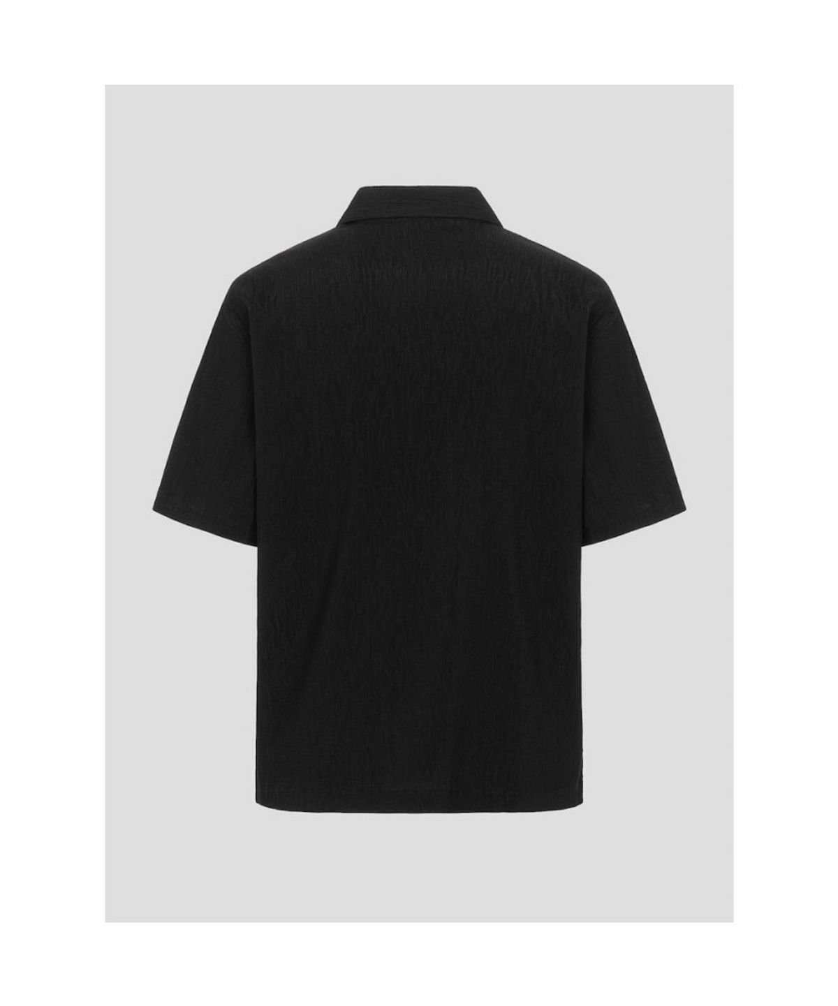빈폴 멘(BEANPOLE MEN) 크레페 칼라넥 반소매 티셔츠  블랙
