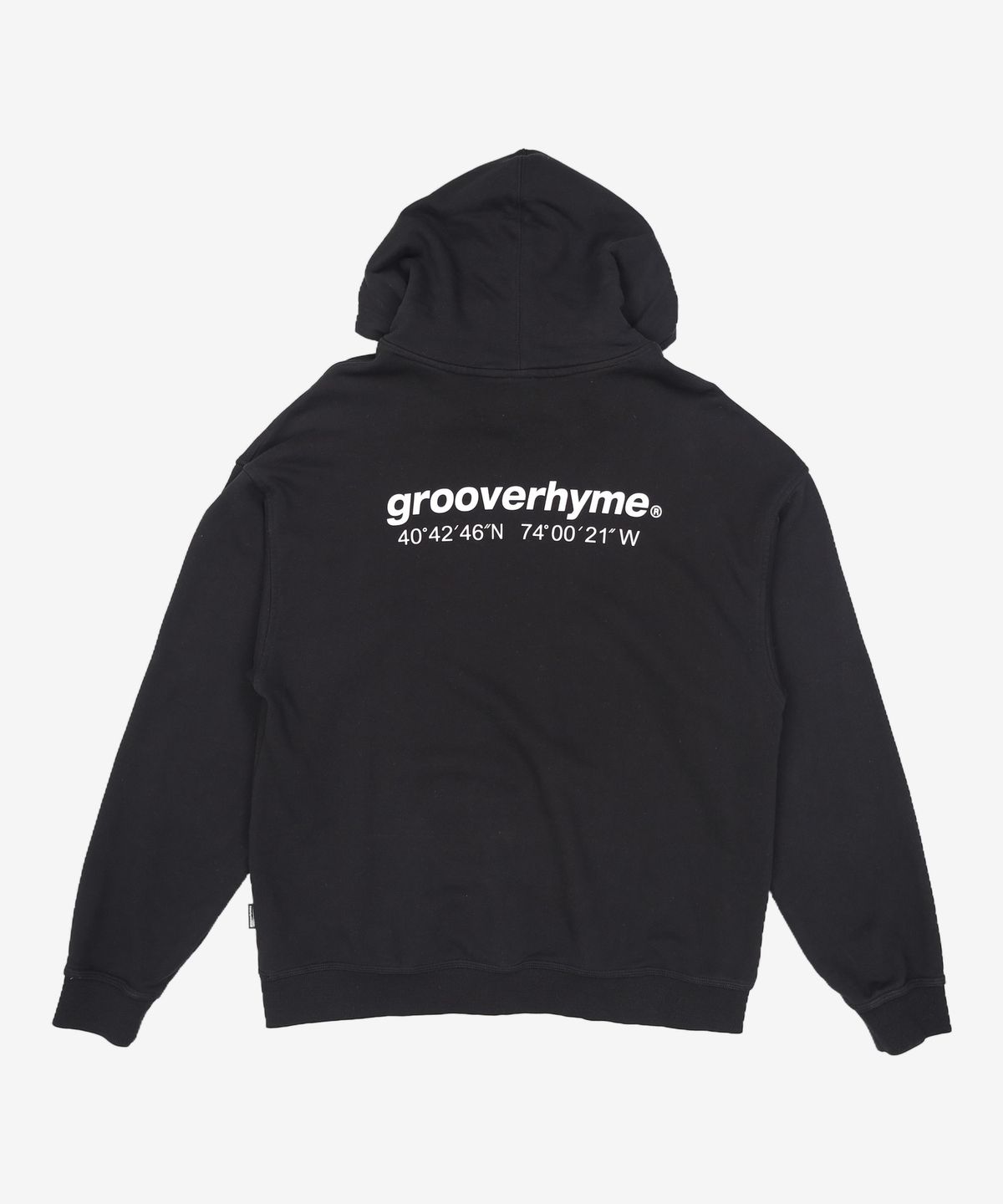 그루브라임(GROOVE RHYME) 유니) C100 3단쭈리 - LOCATION 후드 (세미오버핏)(24년)(네이비) [LRARCTH732P] XL