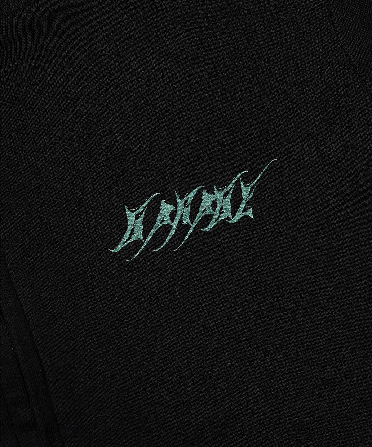 인세인개러지(INSANEGARAGE) INSANE WOMEN LOGO ZIP-UP JERSEY_BLACK