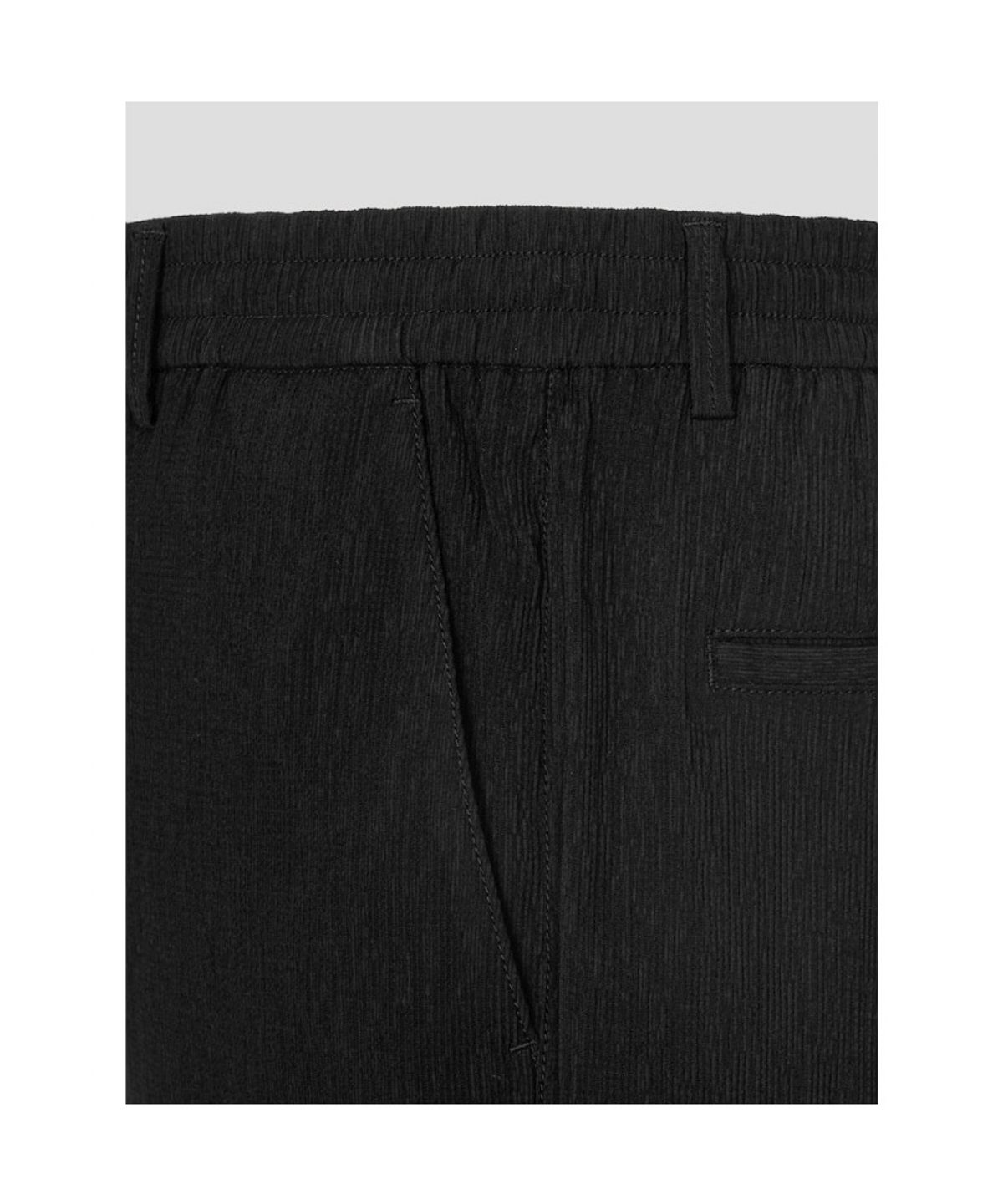 빈폴 멘(BEANPOLE MEN) 크레페 밴딩 하프 팬츠  블랙