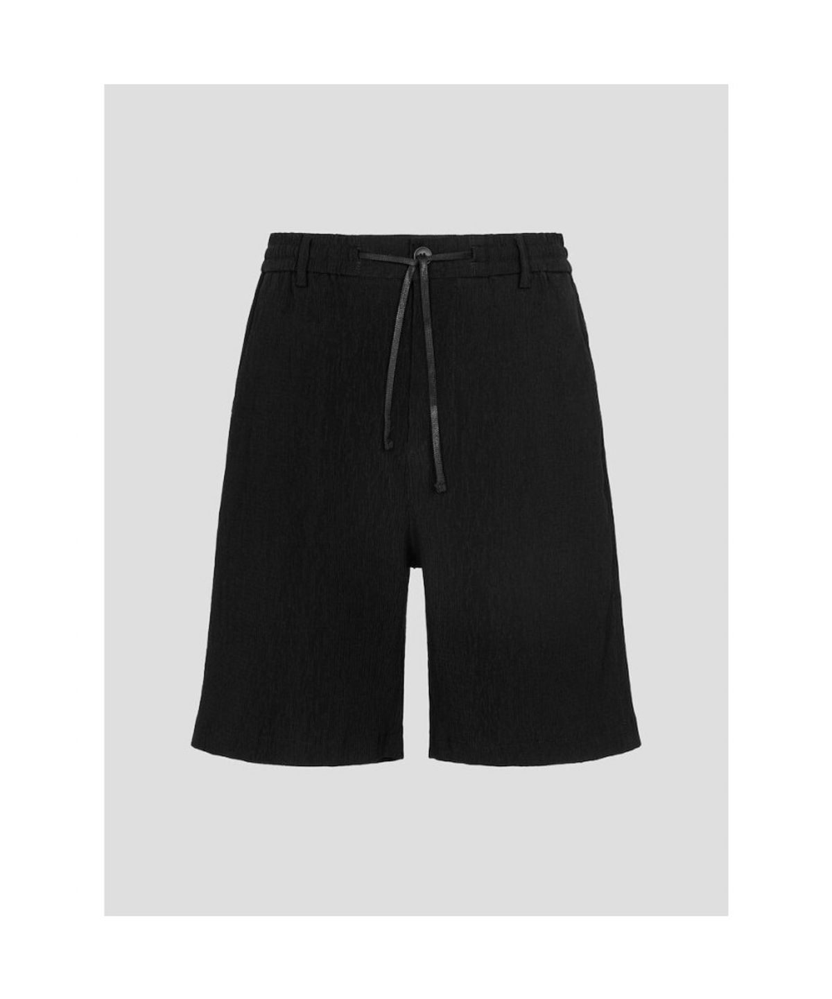빈폴 멘(BEANPOLE MEN) 크레페 밴딩 하프 팬츠  블랙