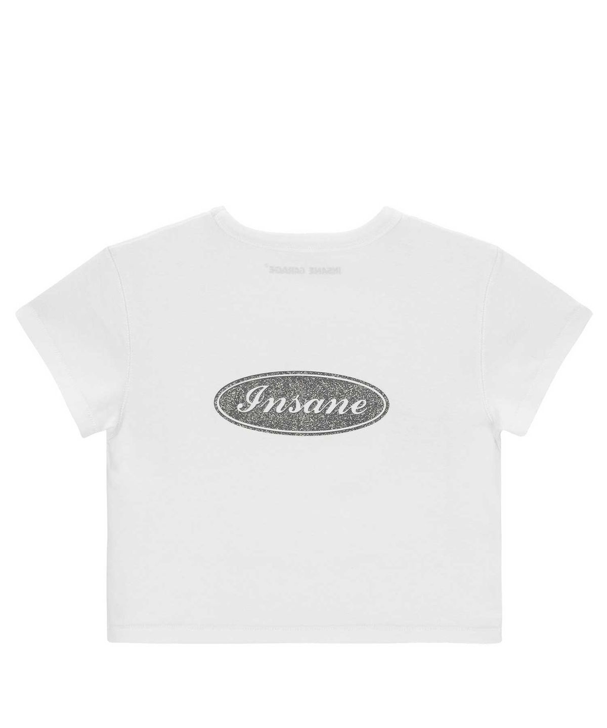 인세인개러지(INSANEGARAGE) INSANE BABY CROP T-SHIRT_WHITE