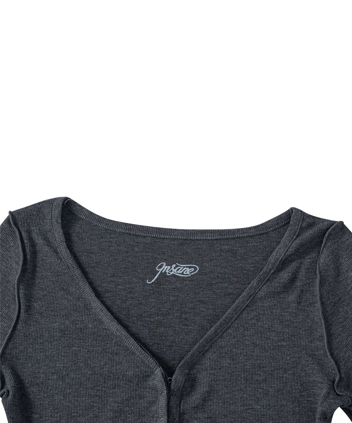 인세인개러지(INSANEGARAGE) INSANE WOMEN CARDIGAN_CHARCOAL