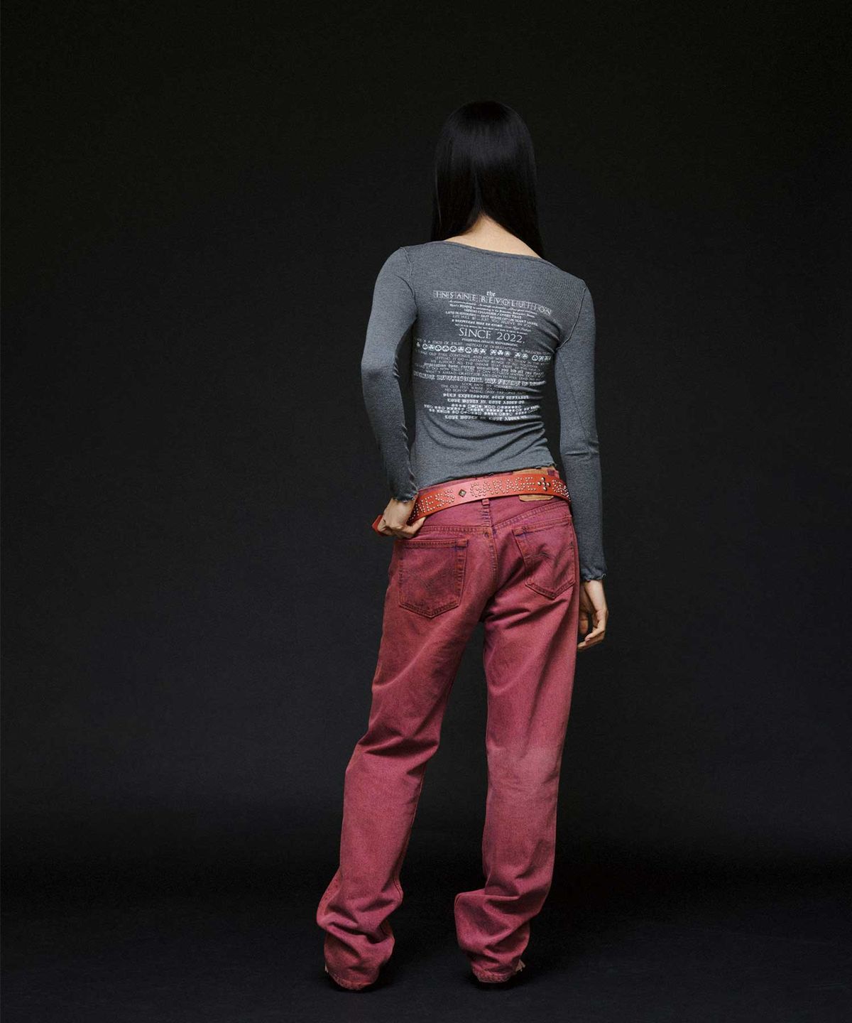 인세인개러지(INSANEGARAGE) INSANE WOMEN CARDIGAN_CHARCOAL