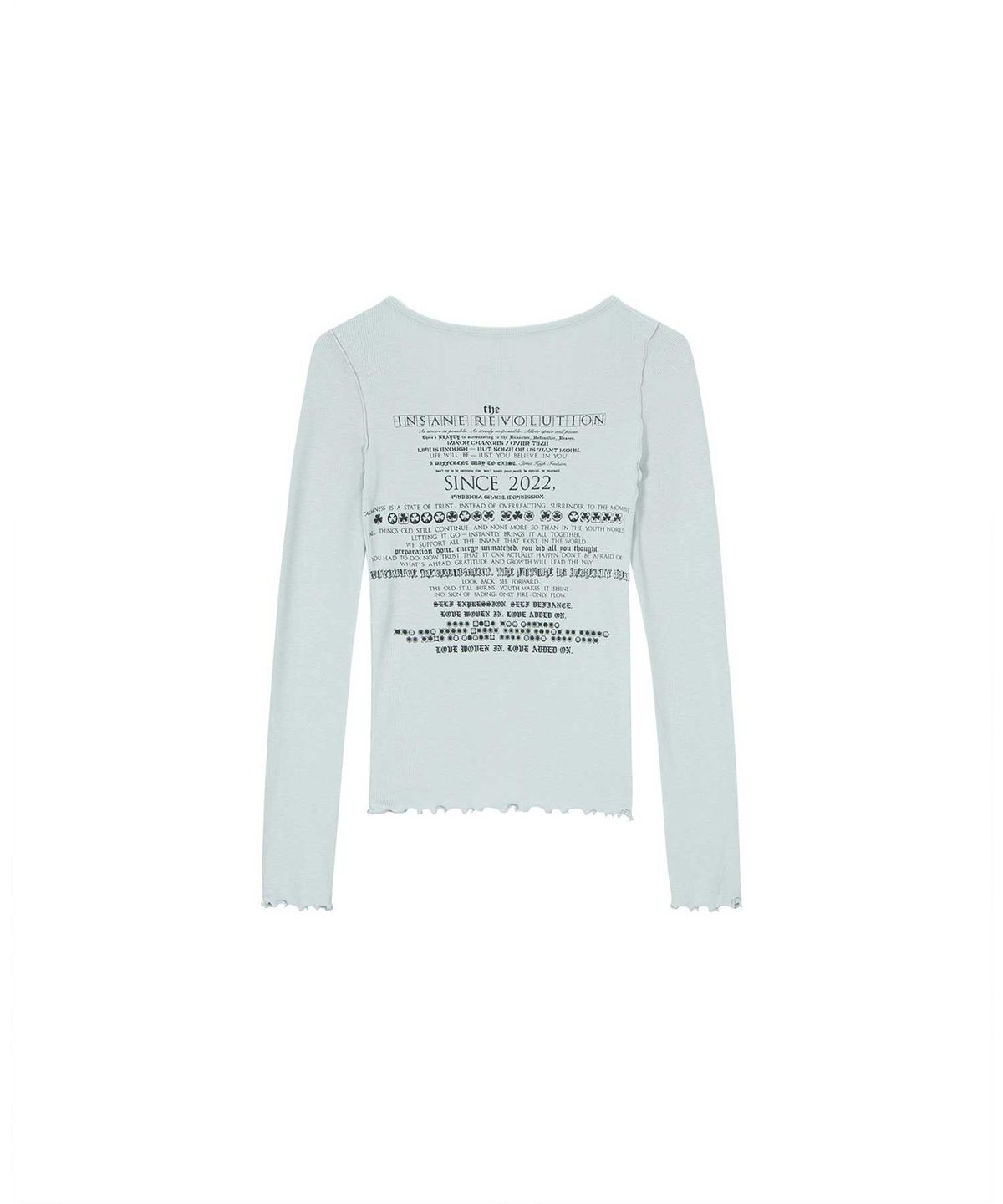 인세인개러지(INSANEGARAGE) INSANE WOMEN CARDIGAN_LIGHT BLUE