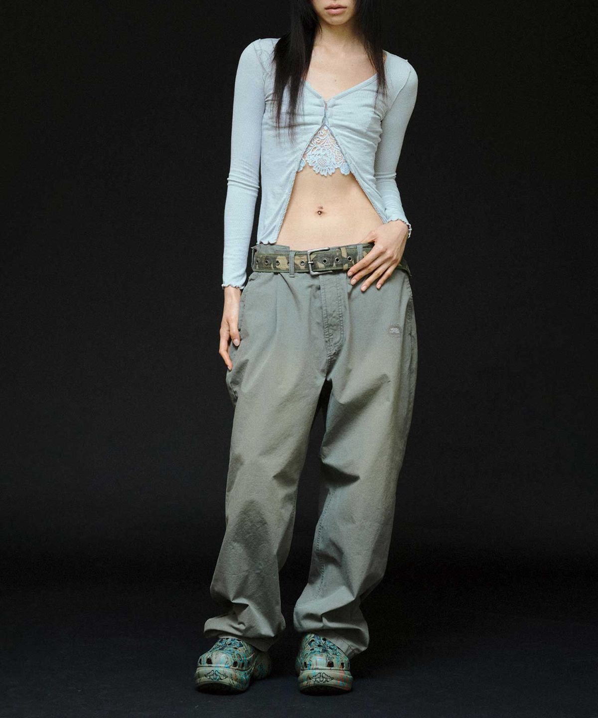 인세인개러지(INSANEGARAGE) INSANE WOMEN CARDIGAN_LIGHT BLUE