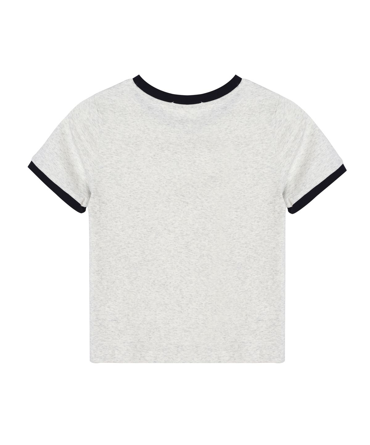 닉앤니콜(NICK&NICOLE) NICOLE EMBROIDERY RINGER CROP TOP_MELANGE