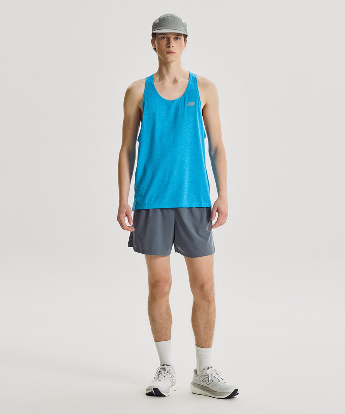 뉴발란스(NEW BALANCE) NBNGG36401 / MEN ATHLETIC 나시티 (L/BLUE)