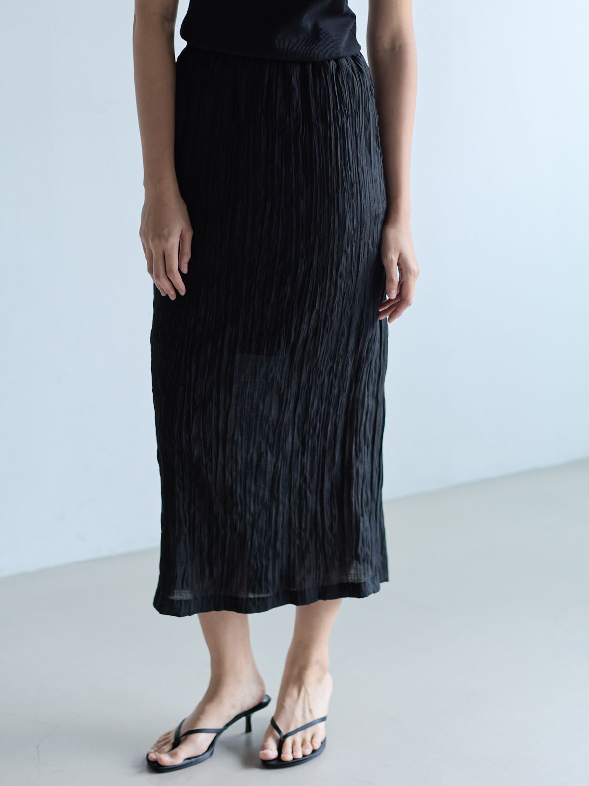 누토프(NUTOFFE) Rare Skirt_Black