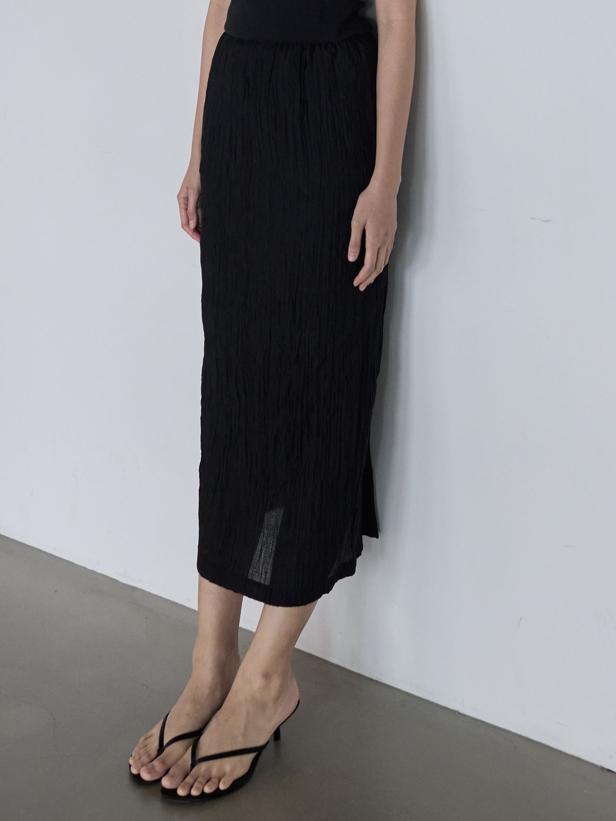 누토프(NUTOFFE) Rare Skirt_Black