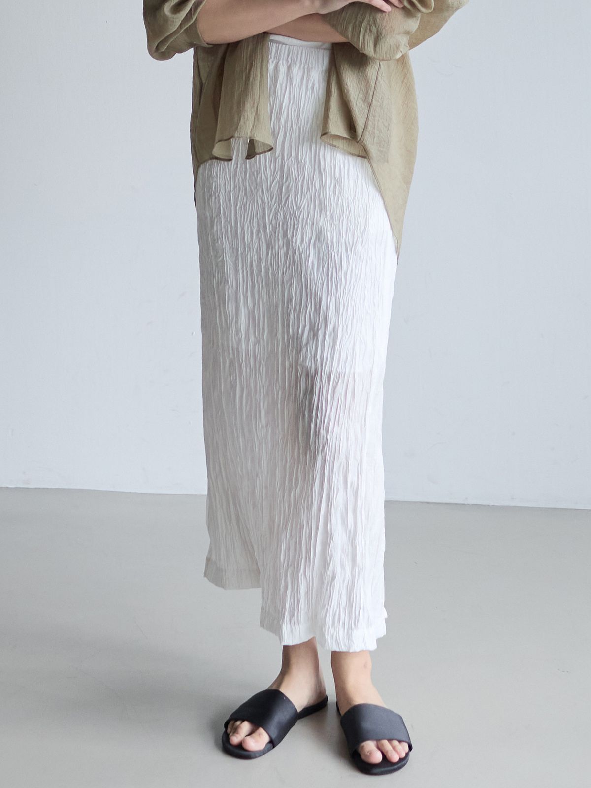 누토프(NUTOFFE) Rare Skirt_White