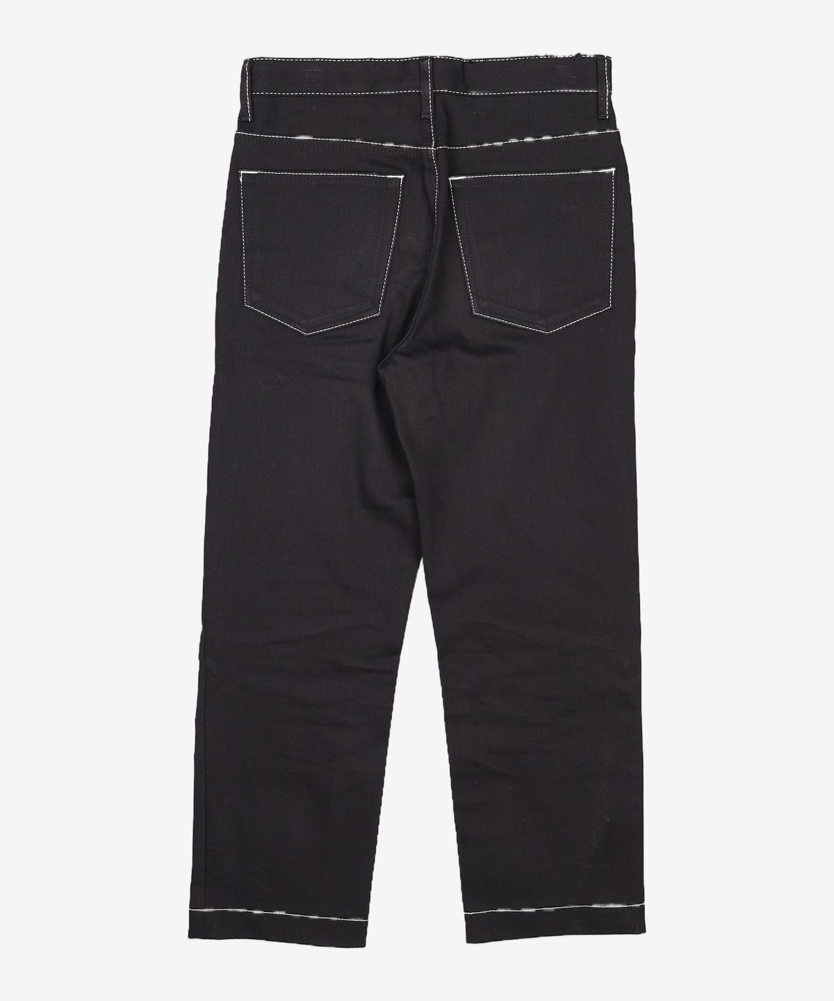 가먼트레이블(GARMENT LABLE) [피스워커x가먼트레이블]Garment Worker Ordinary Jeans / Tapered (Black) S
