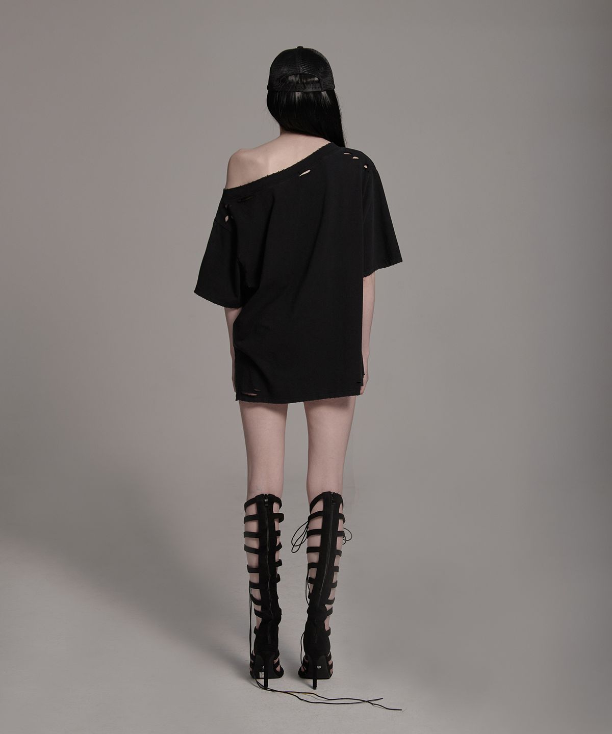 피아체(PIARCHE) VINTAGE DAMAGE T