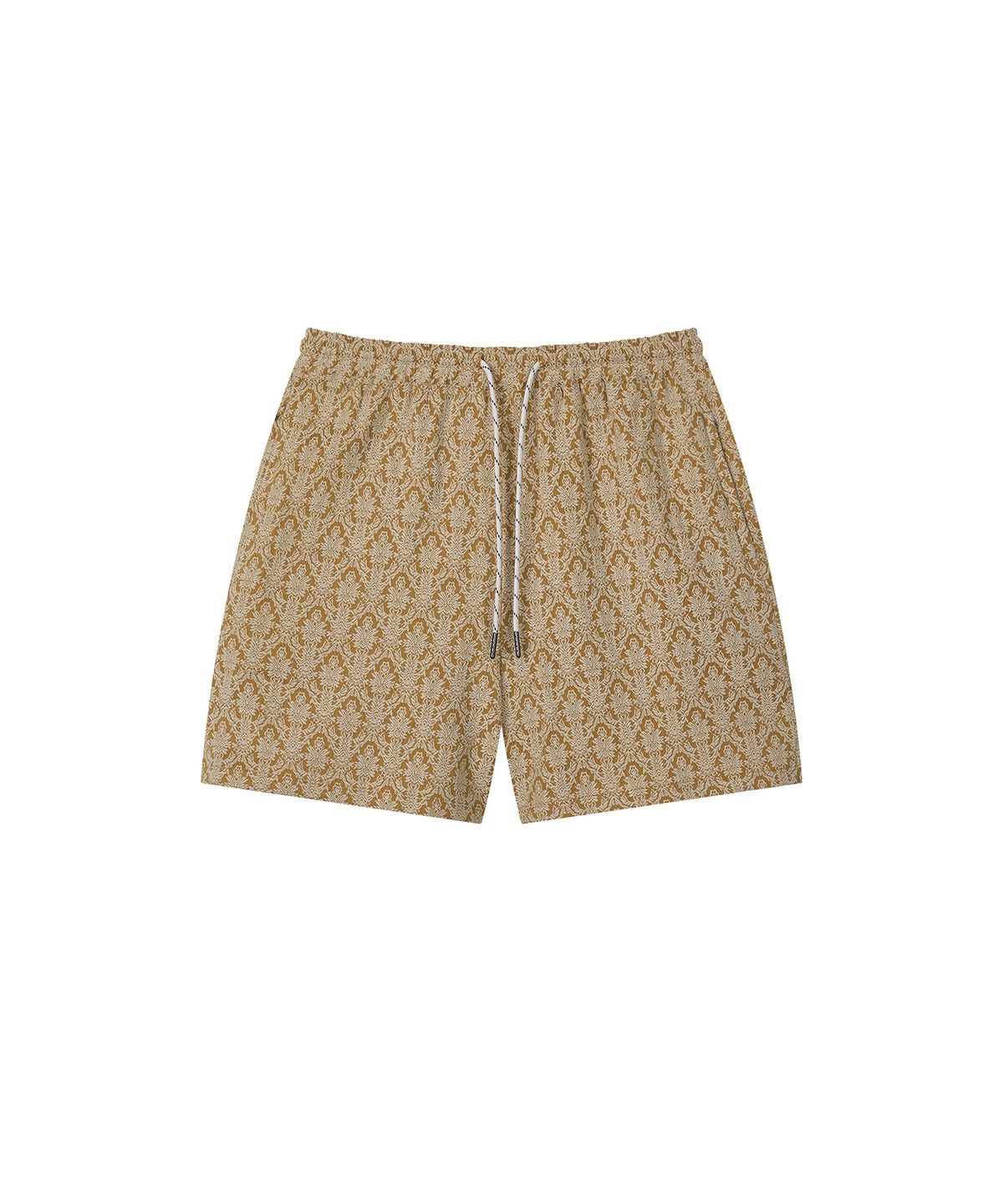 롤링스튜디오(ROLLINGSTUDIOS) DAMASK JACQUARD SHORTS MUSTARD