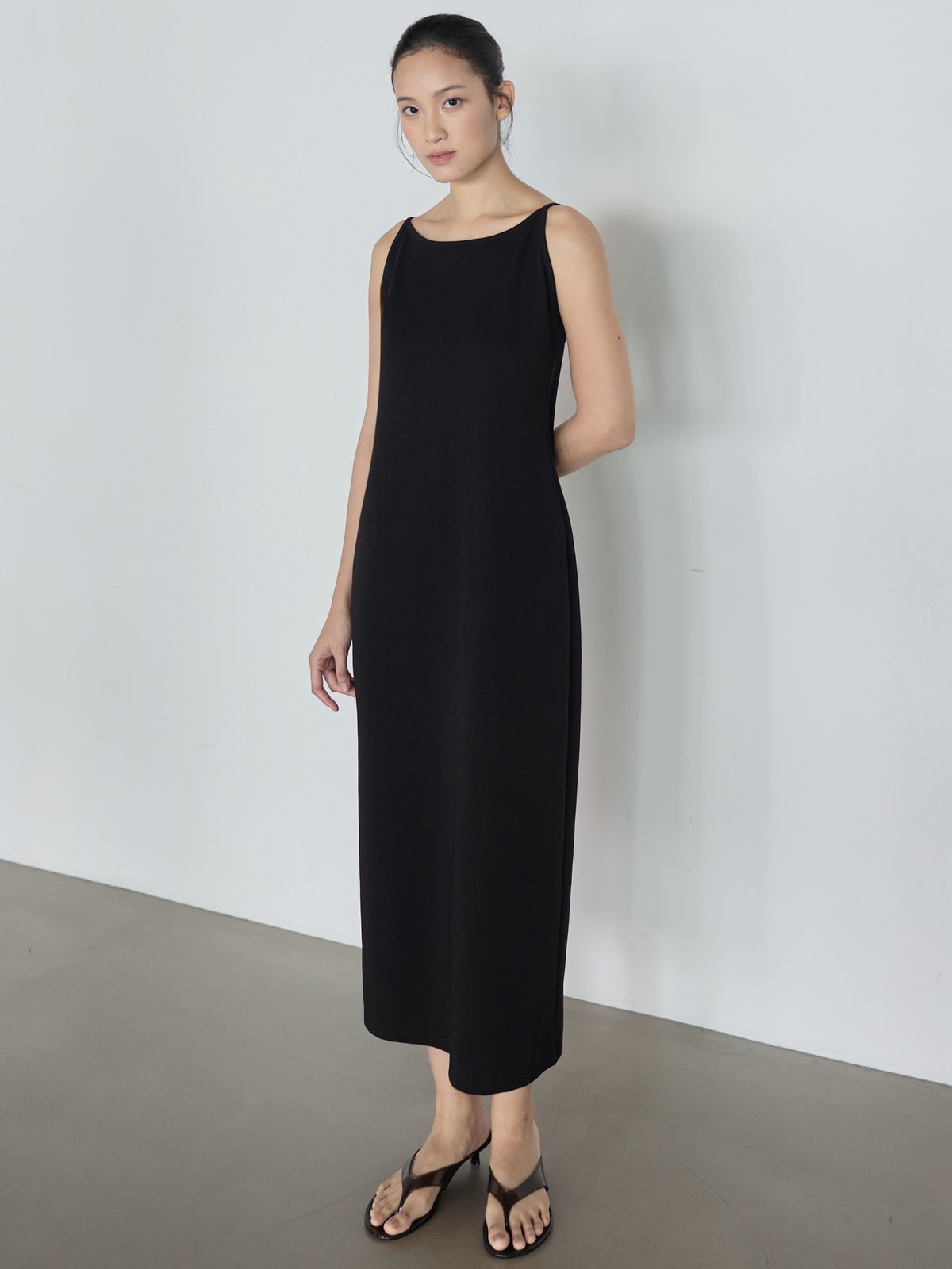 누토프(NUTOFFE) Boatneck Dress_Black