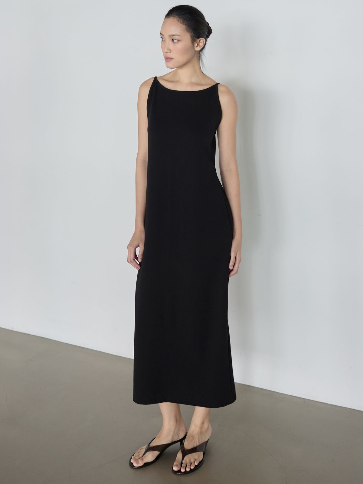 누토프(NUTOFFE) Boatneck Dress_Black