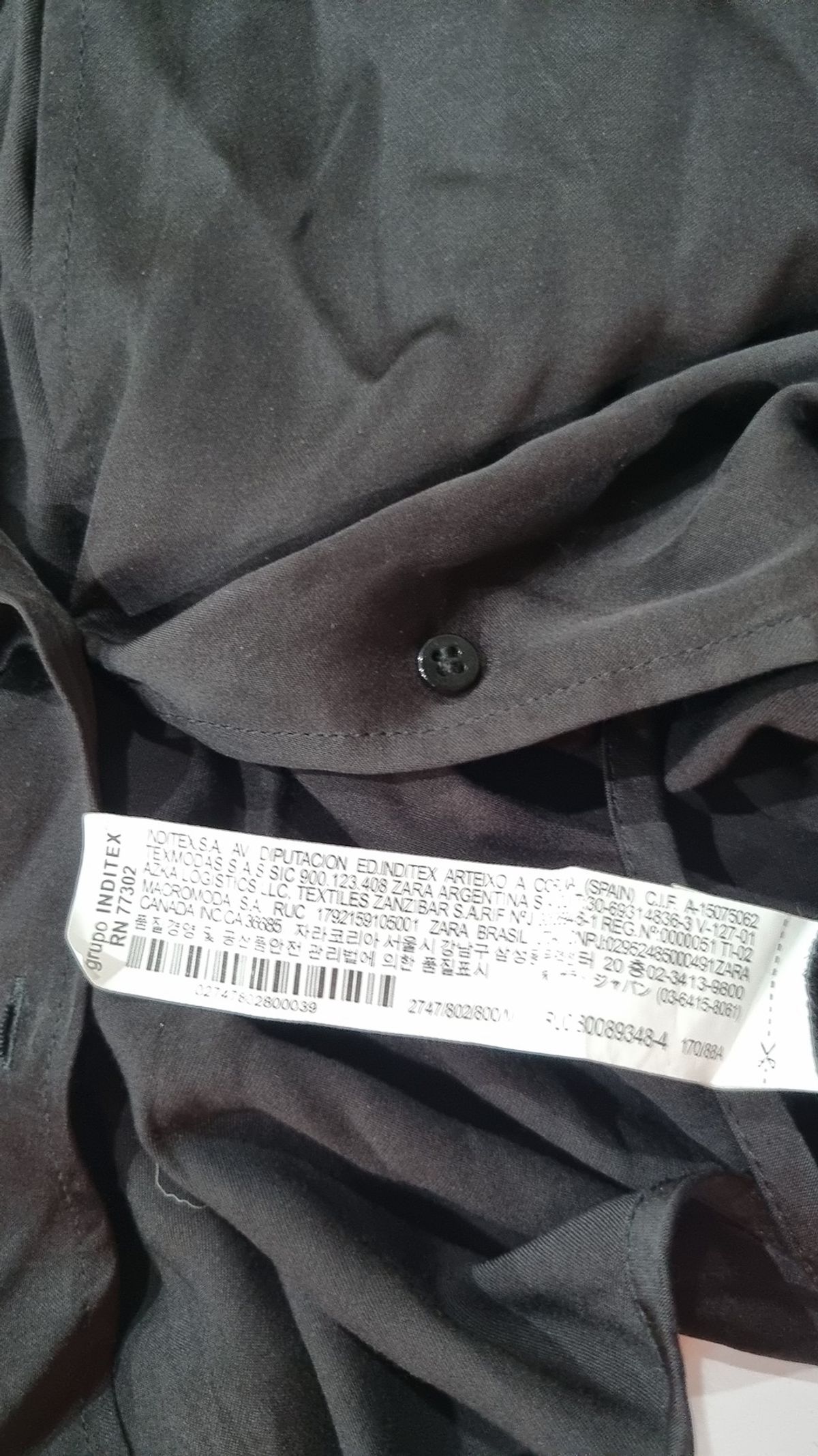 자라(ZARA) 기타 상의 M