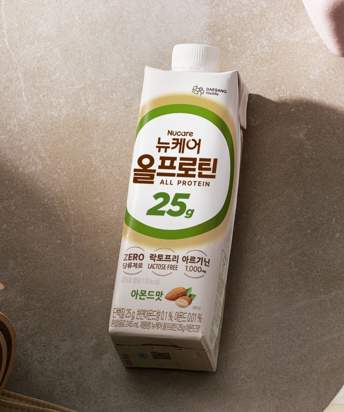 뉴케어(NUCARE) 16팩) 뉴케어 올프로틴 아몬드맛 25g 단백질 드링크 245ml