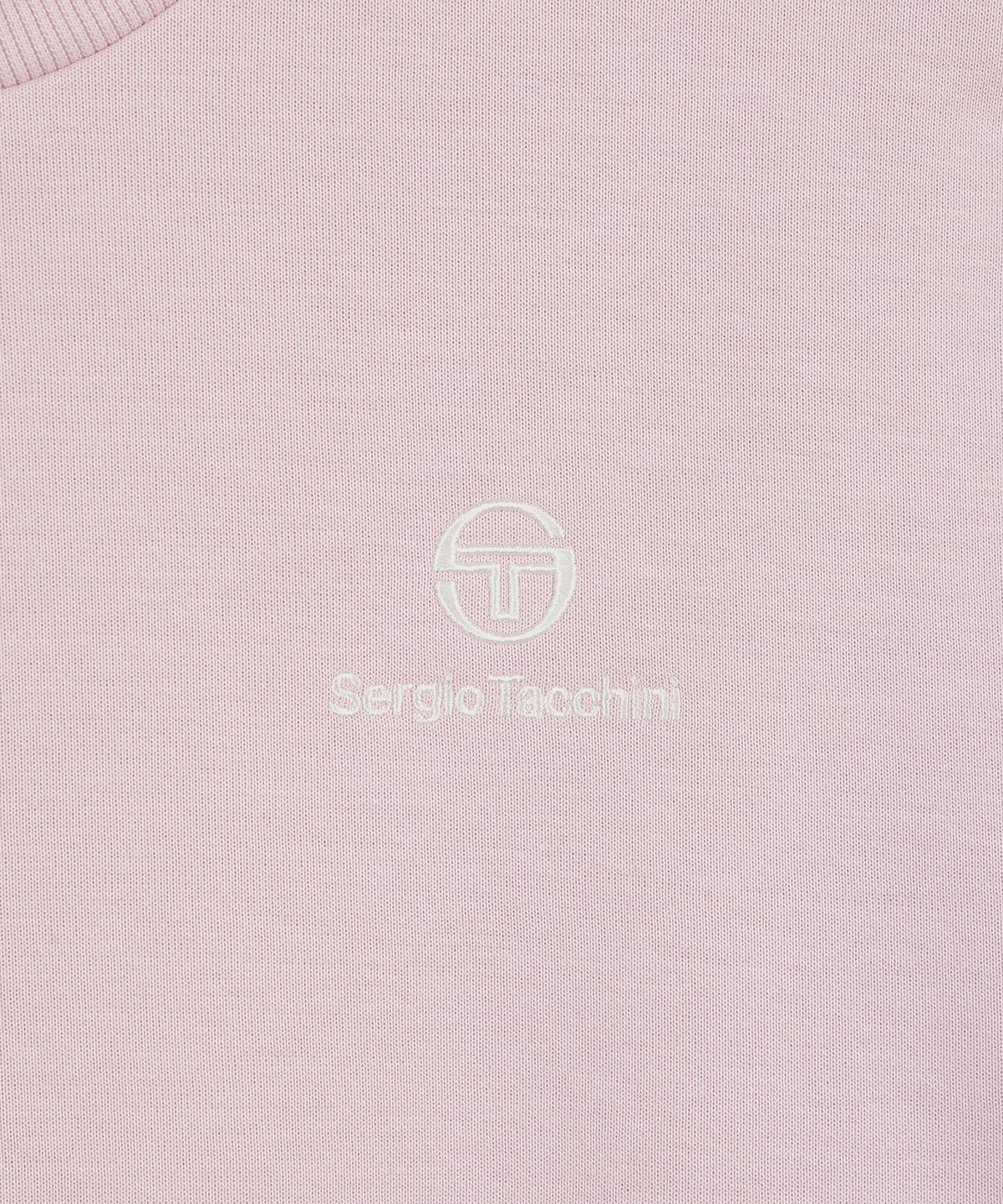 세르지오 타키니(SERGIO TACCHINI) W 버터쭈리 세미크롭 맨투맨 (L.Pink)