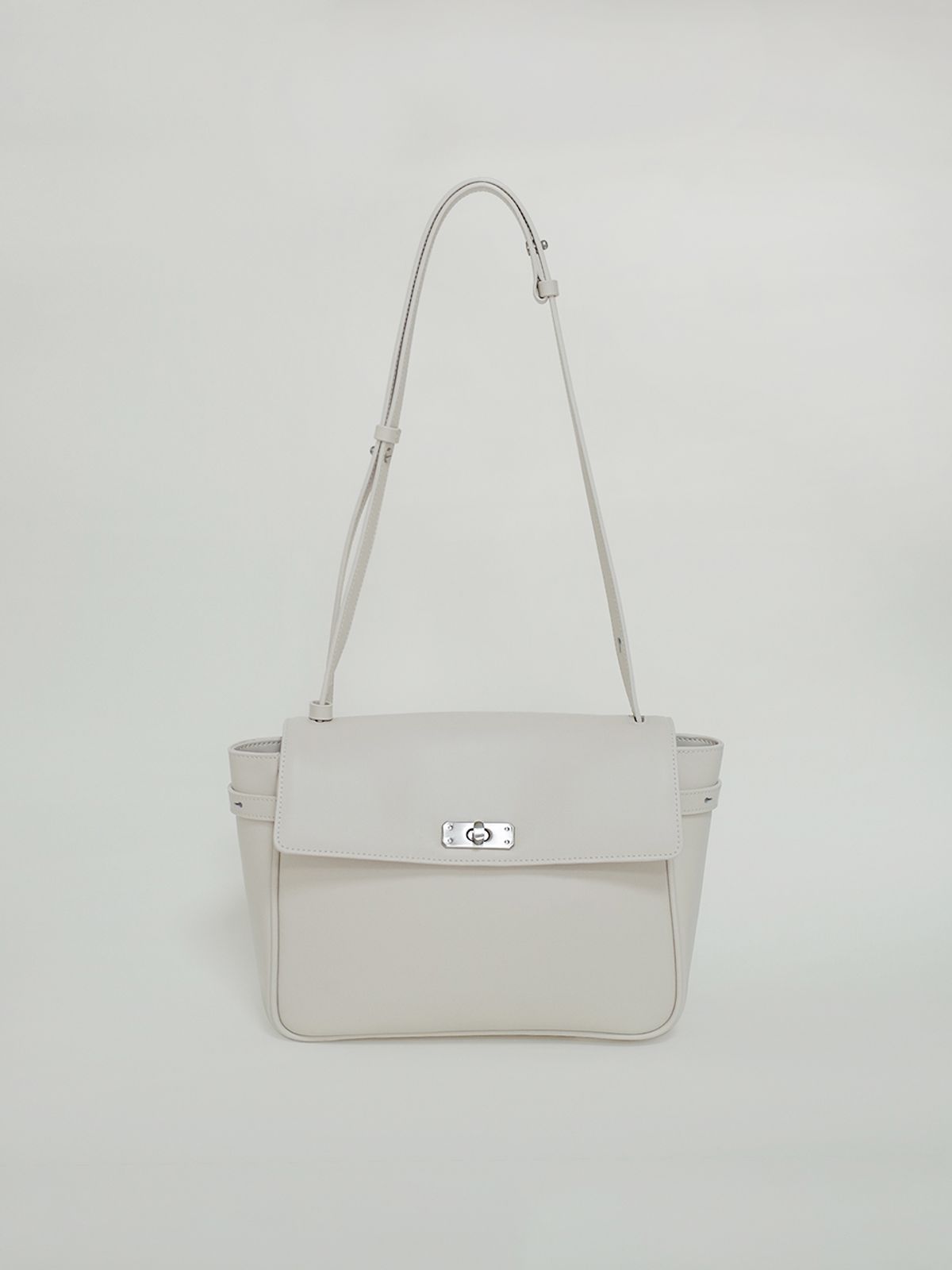 앙수이(ANSOUIS) AURE SATCHEL BAG MINI_ECRU