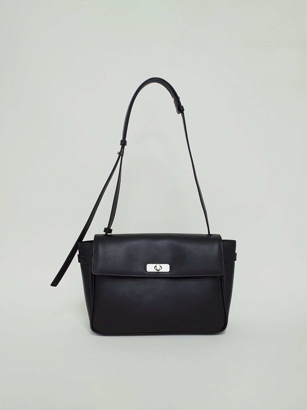 앙수이(ANSOUIS) AURE SATCHEL BAG MINI_BLACK