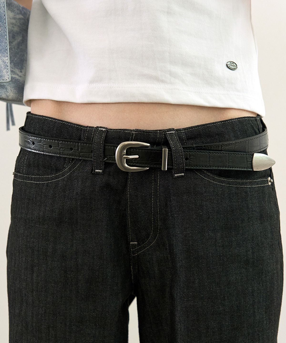 위메농(OUI MAIS NON) Miller leather belt