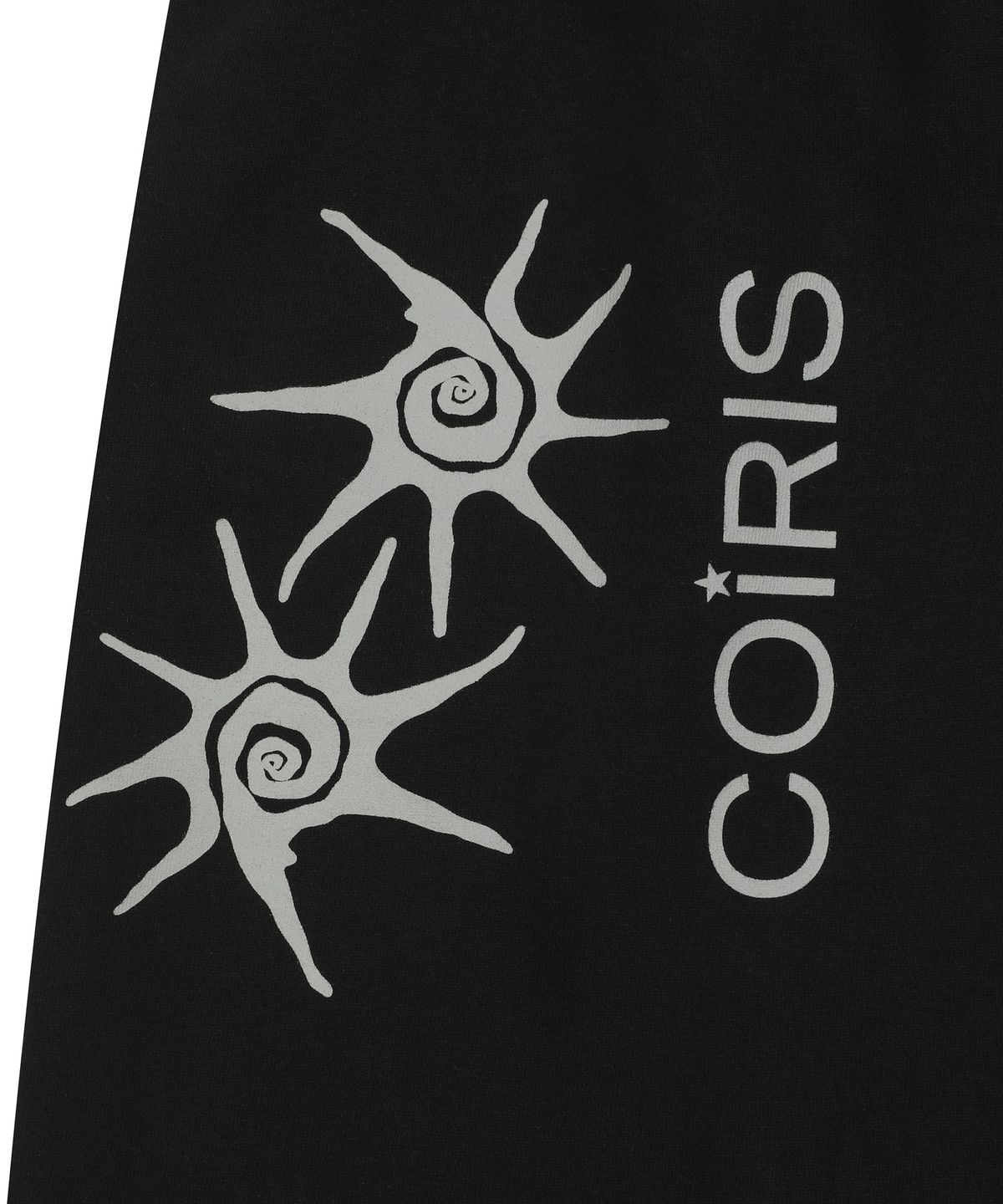 코이리스(COIRIS) 로라 백 로고 버뮤다 스웻 하프 팬츠 남녀공용 (2컬러)