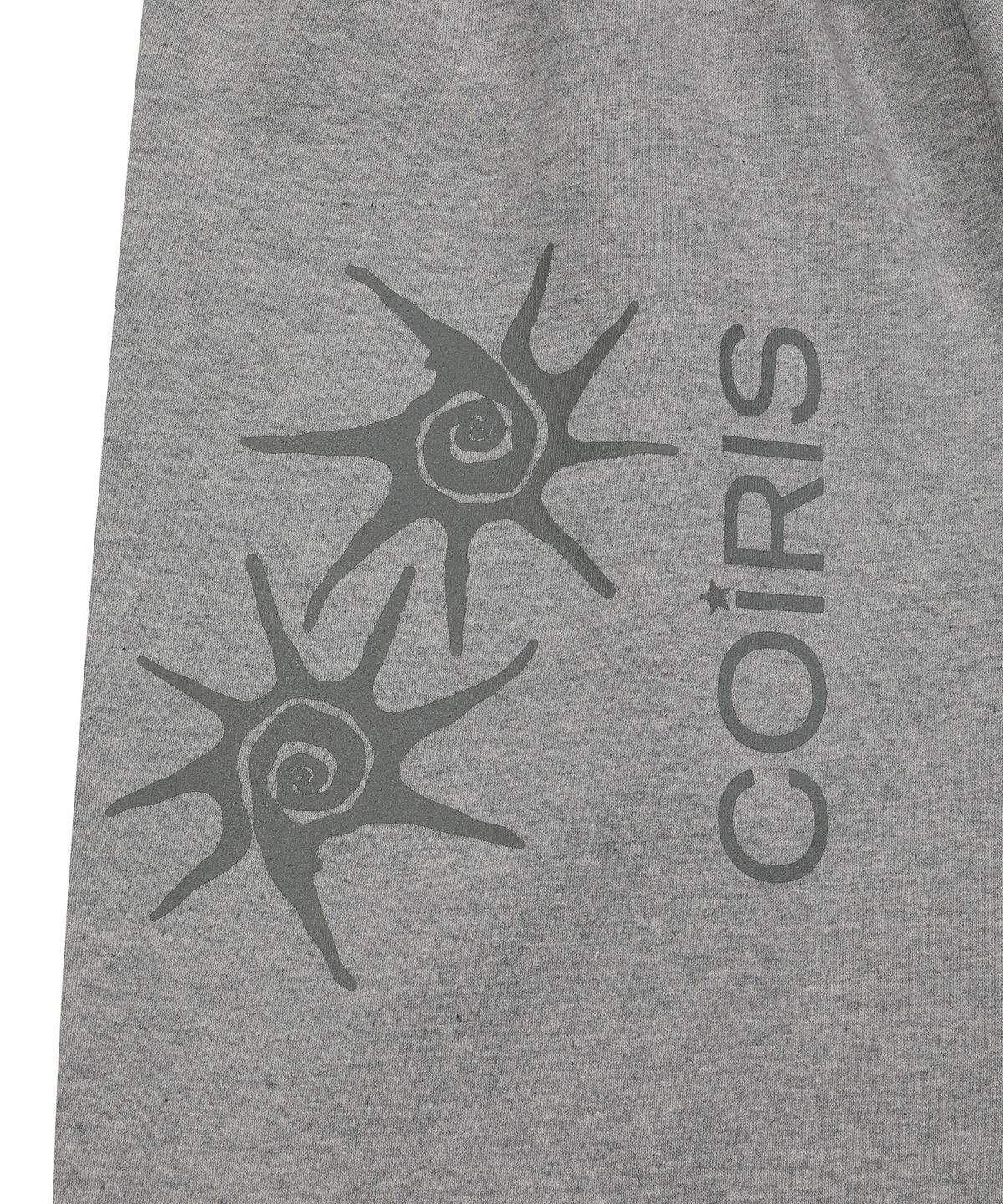 코이리스(COIRIS) 로라 백 로고 버뮤다 스웻 하프 팬츠 남녀공용 (2컬러)