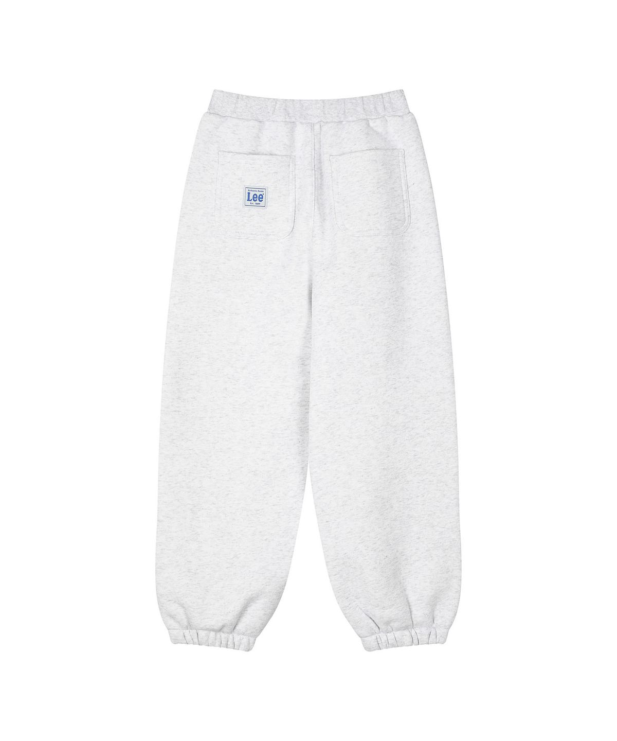 리 키즈(LEE KIDS) 조거 기모 스웻 팬츠 화이트멜란지 LK2604JP01WM