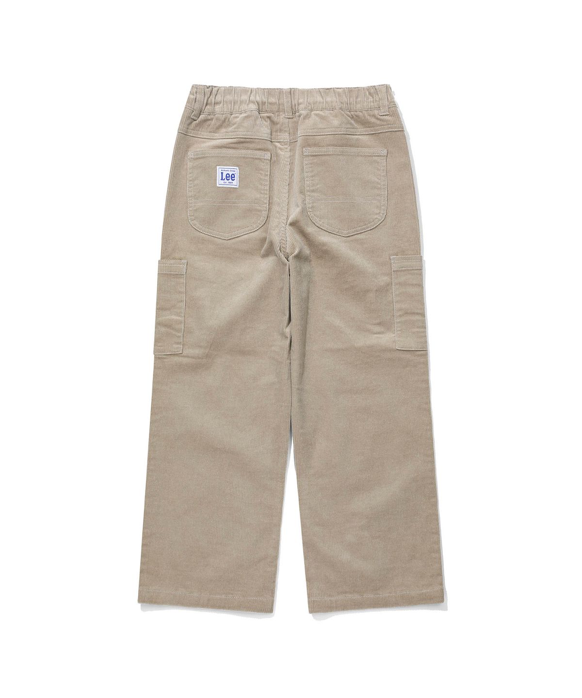 리 키즈(LEE KIDS) 카고 루즈 스트레이트 코듀로이 팬츠 카키 LK2604CP30KH