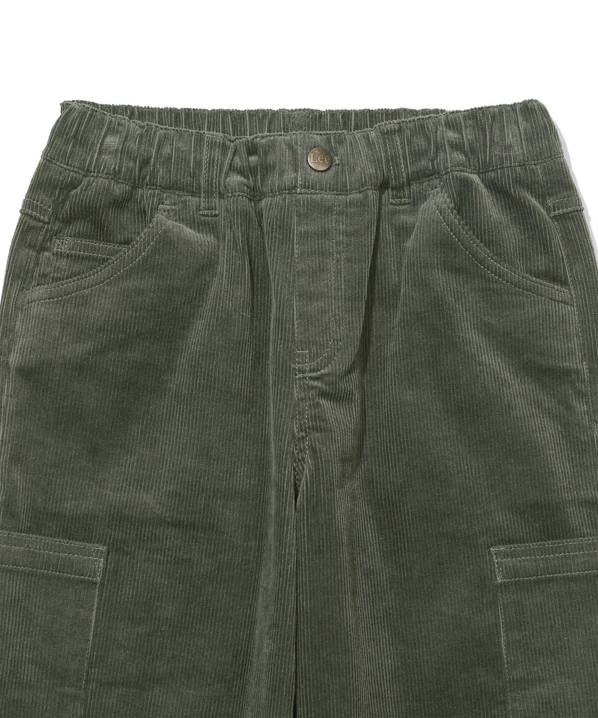 리 키즈(LEE KIDS) 카고 루즈 스트레이트 코듀로이 팬츠 올리브 LK2604CP30OL