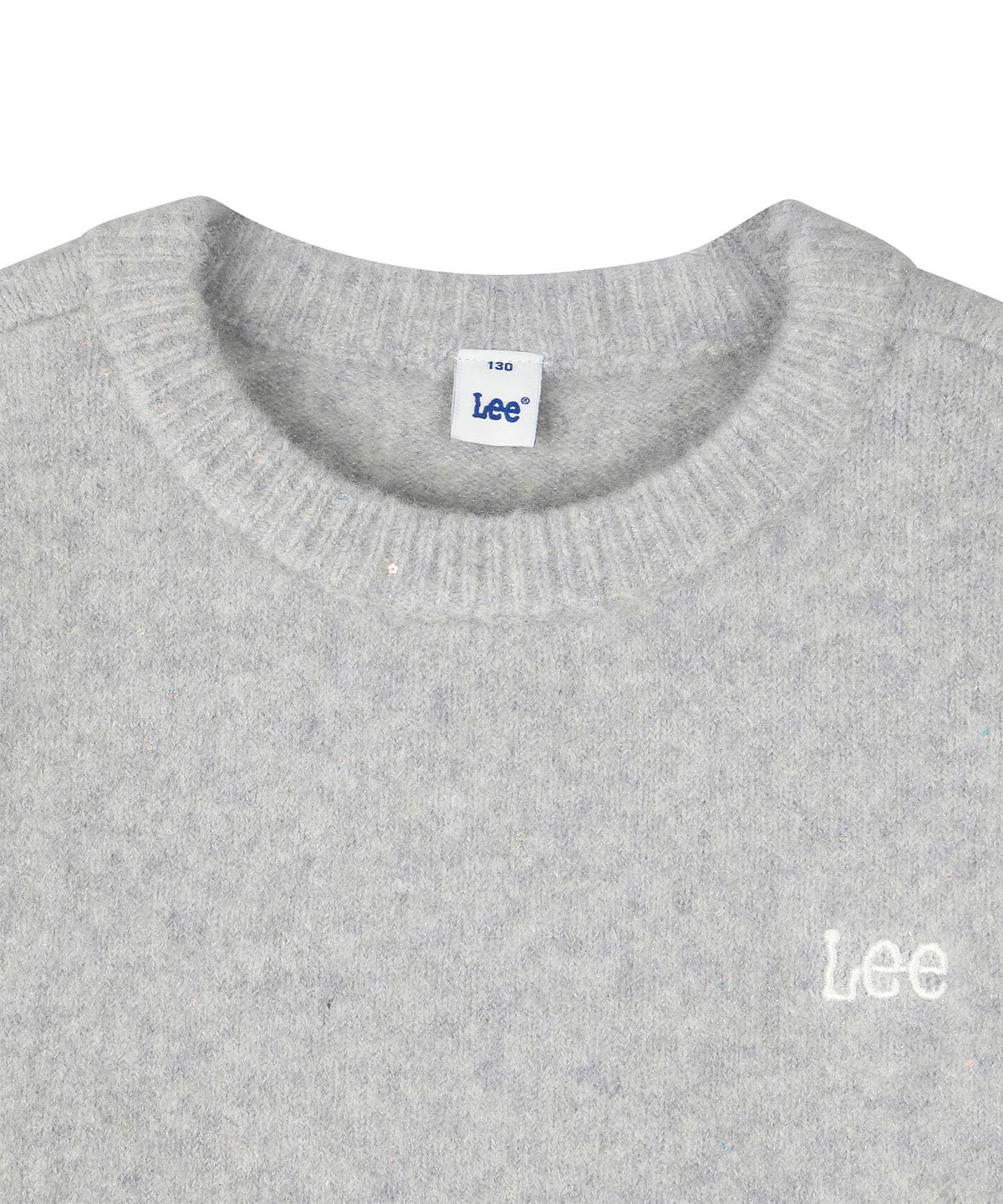 리 키즈(LEE KIDS) 스몰트위치 트윙클 크롭 풀오버 라이트그레이 LK2604KT71LG