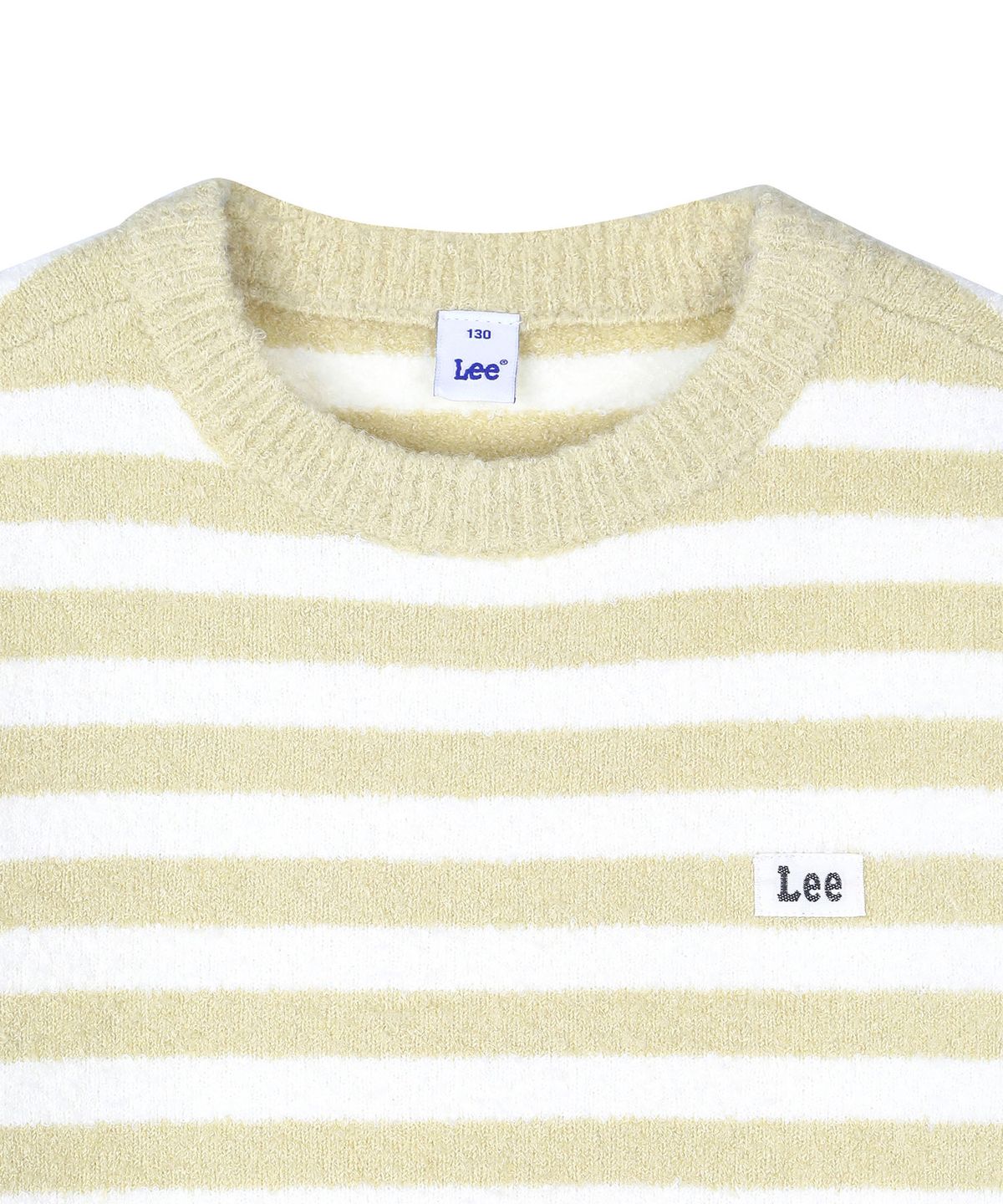 리 키즈(LEE KIDS) 스트라이프 풀오버 올리브 LK2604KT04OL