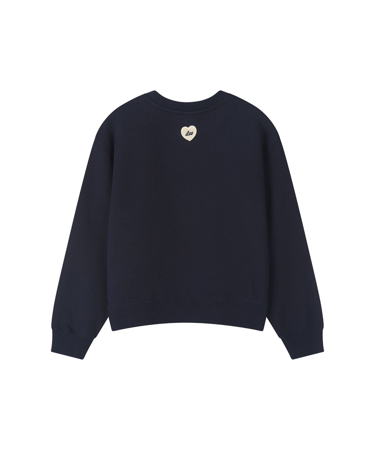 리 키즈(LEE KIDS) 토끼 그래픽 크롭 스웻셔츠 네이비 LK2604CR70NA