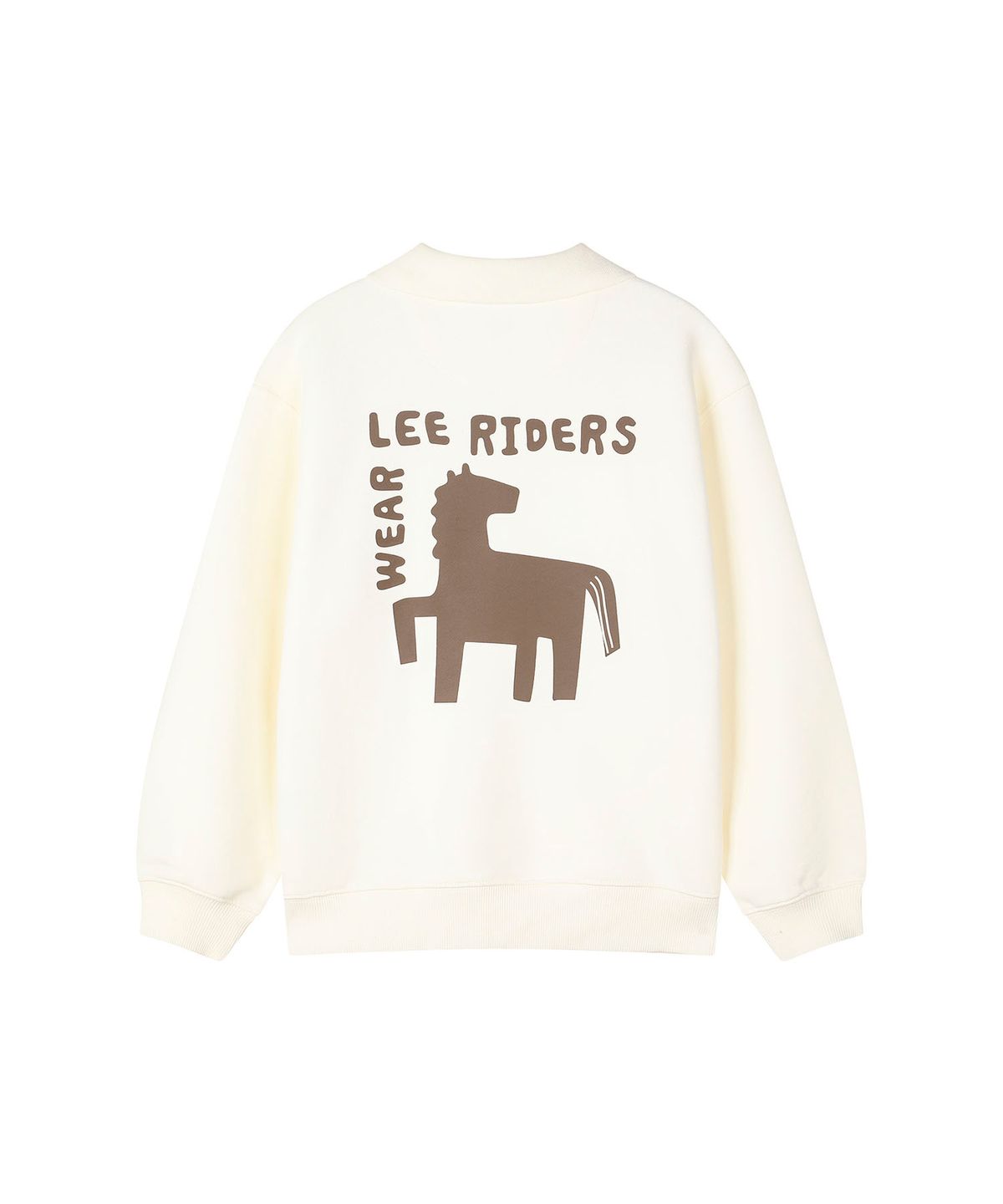 리 키즈(LEE KIDS) 빈티지 스몰로고 스웻셔츠 아이보리 LK2604CR14IV