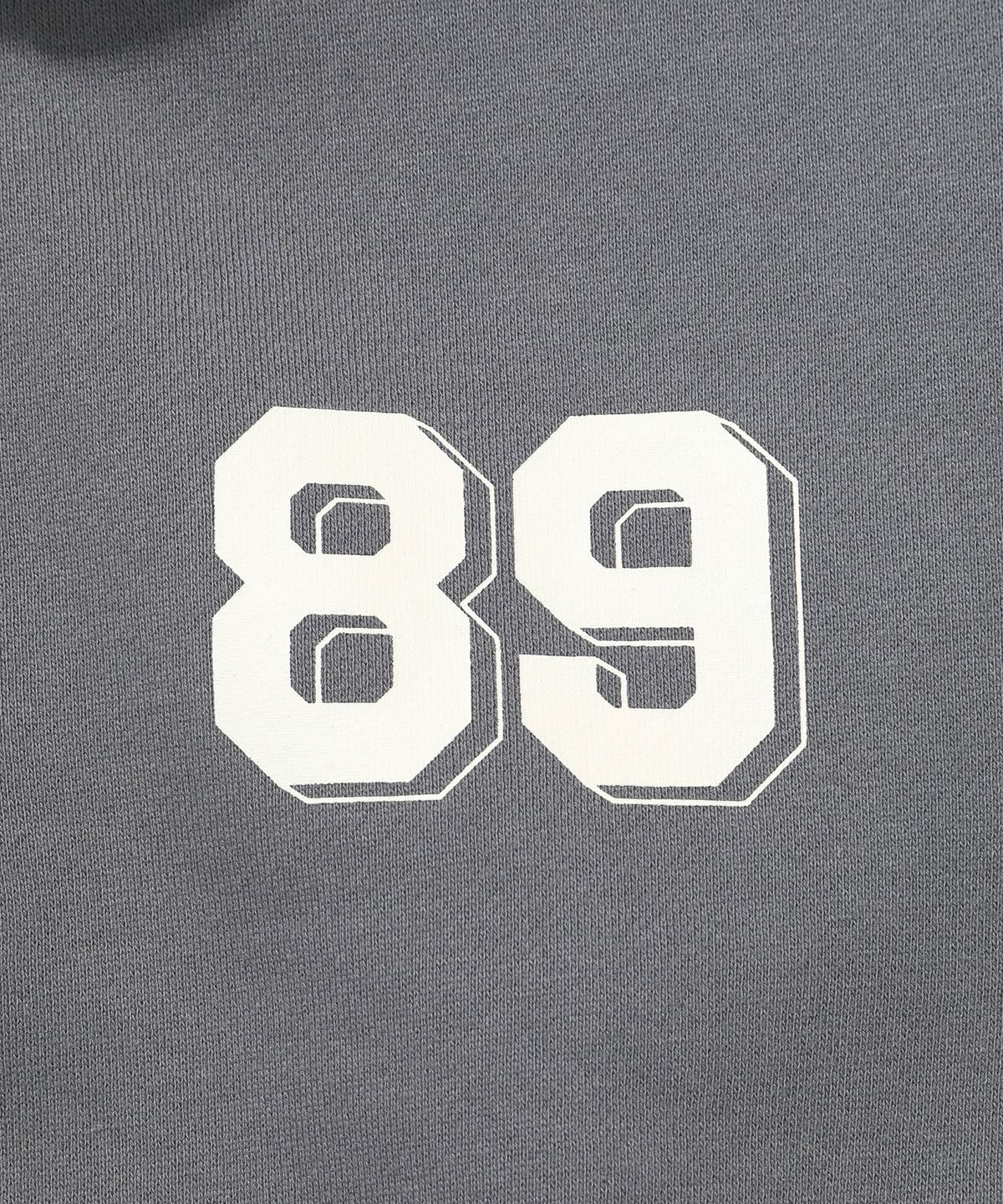 리 키즈(LEE KIDS) 체스트 아트웍 반집업 기모 스웻셔츠 다크그레이 LK2604CR10DG