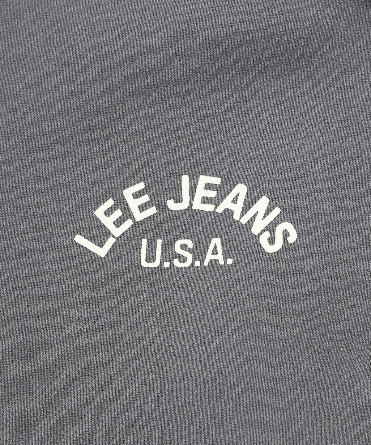 리 키즈(LEE KIDS) 체스트 아트웍 반집업 기모 스웻셔츠 다크그레이 LK2604CR10DG