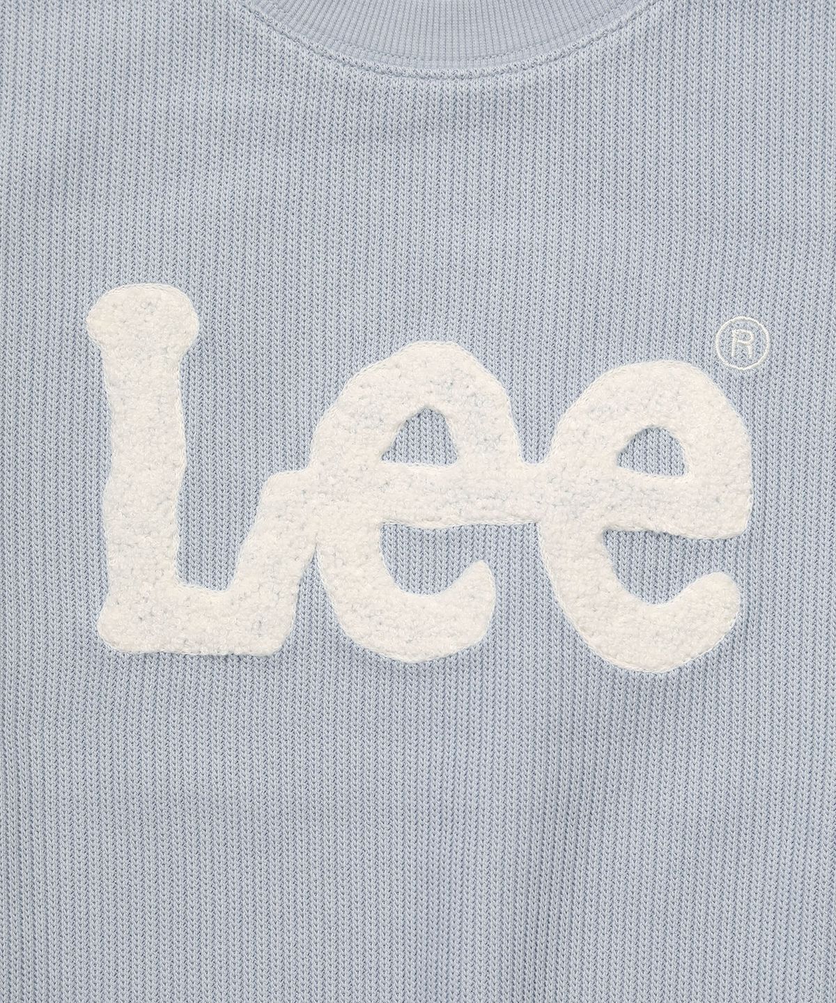 리 키즈(LEE KIDS) 빅트위치 부클자수 스웻셔츠 스카이블루 LK2604CR01SB