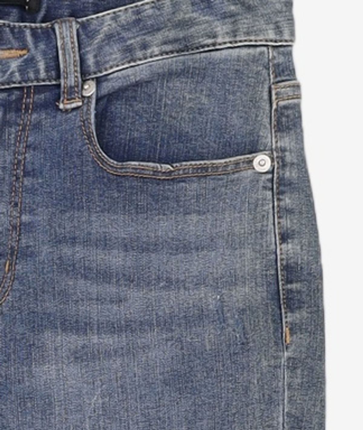 미쏘(MIXXO) 밑단 롤업슬림일자핏 MIWTJB924J 28